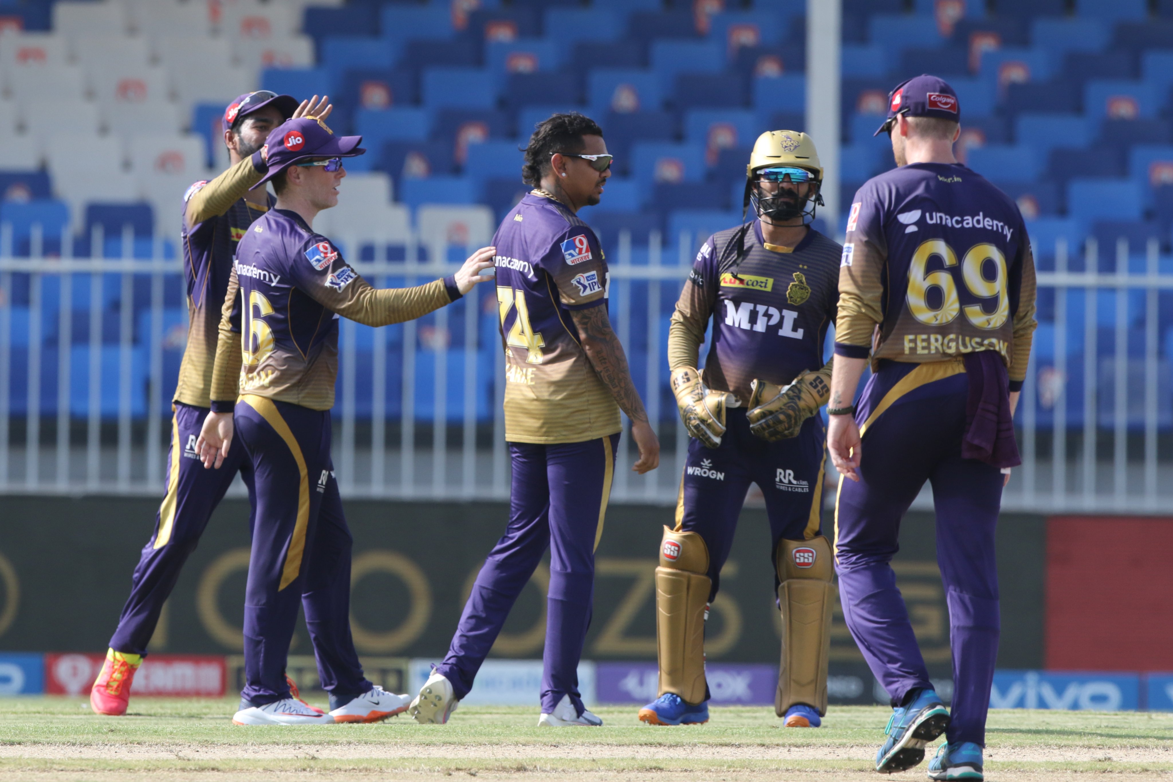 Sunil Narine scalped two important wickets against Delhi Capitals on Tuesday