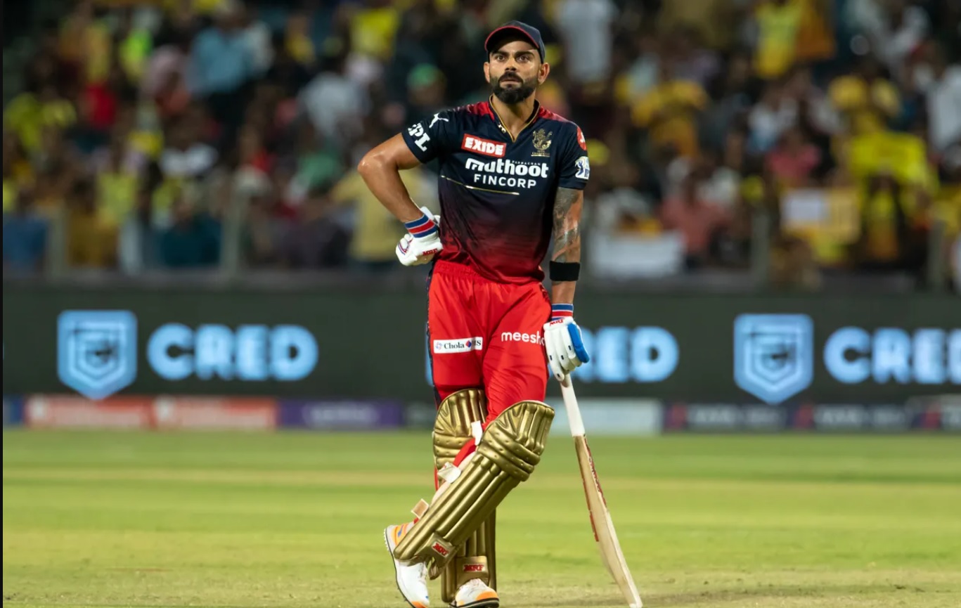 Virat Kohli was seen disappointed with the dismissal of Glenn m