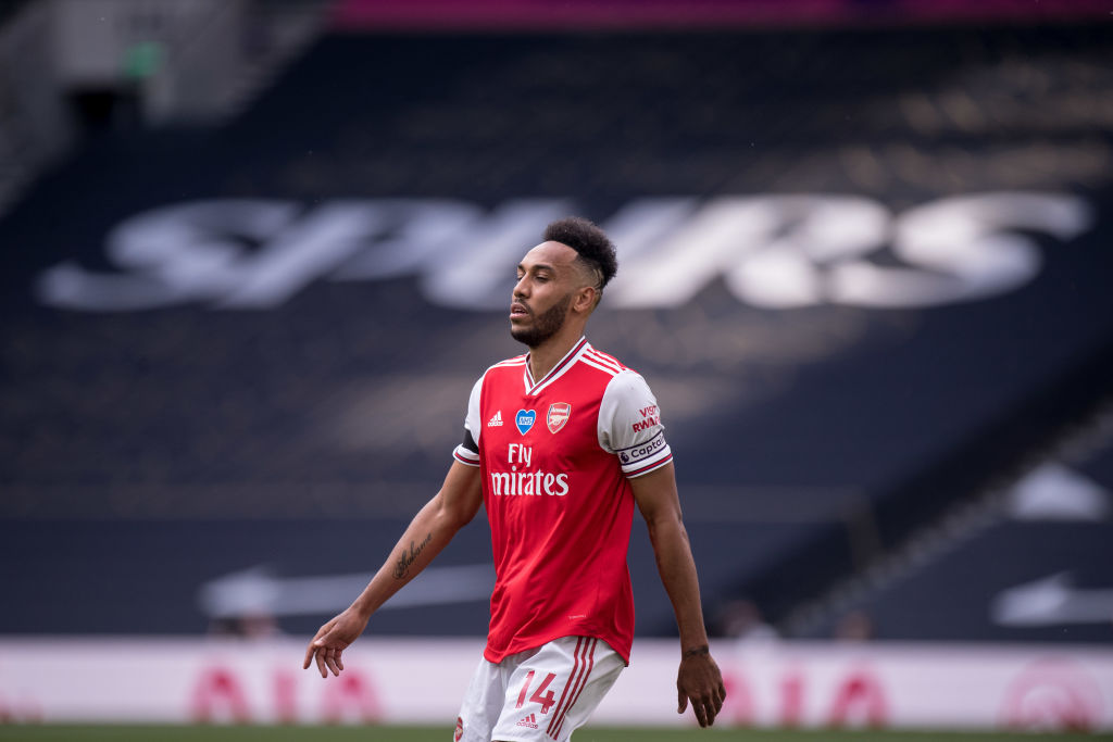 Pierre-Emerick Aubameyang has netted 6 goals in 18 appearances this season