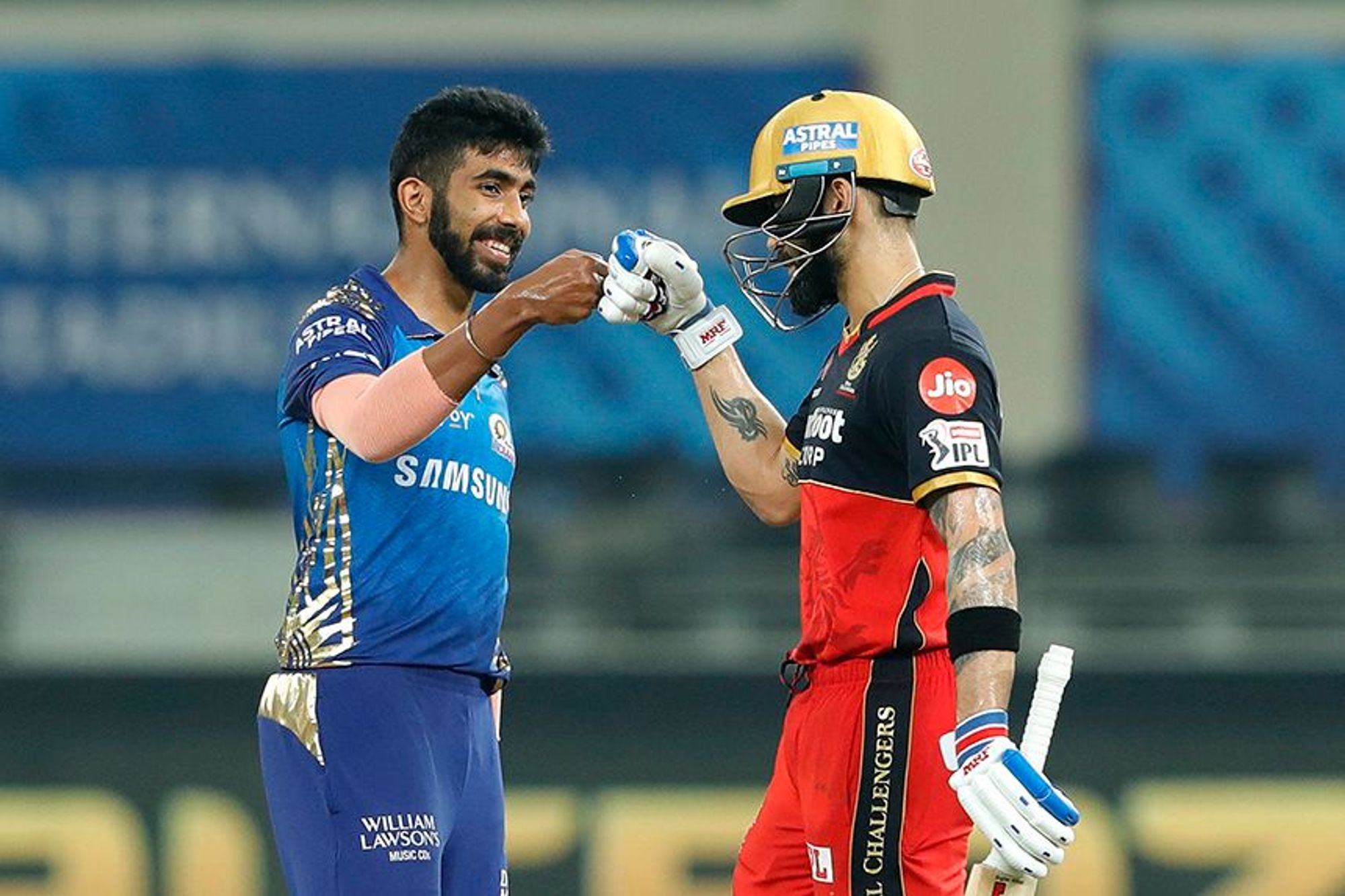 RCB win the game against MI in super over