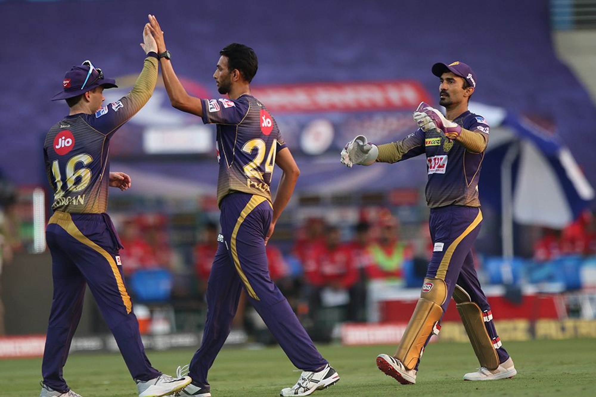 KKR currently have 10 points with 4 games left to go