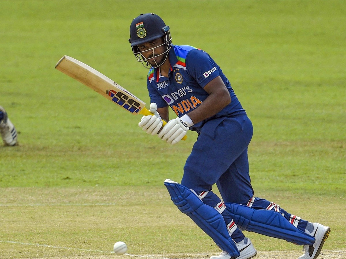Samson in action during the Lanka tour