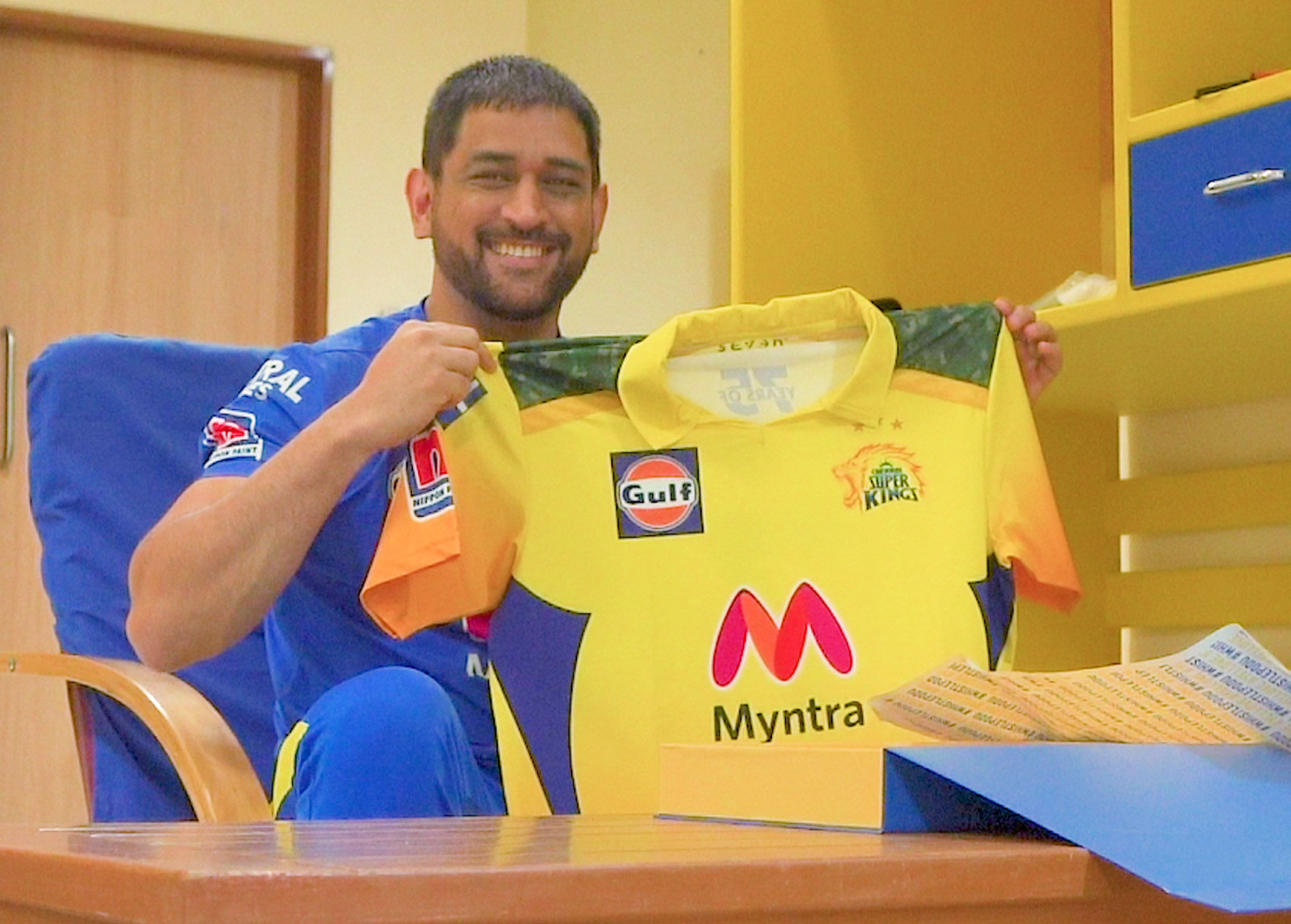 CSK reveals new jersey