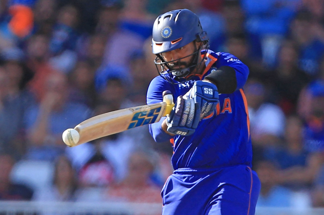 Dinesh Karthik played a breezy 19-ball 41 not out in the first T20I vs WI.