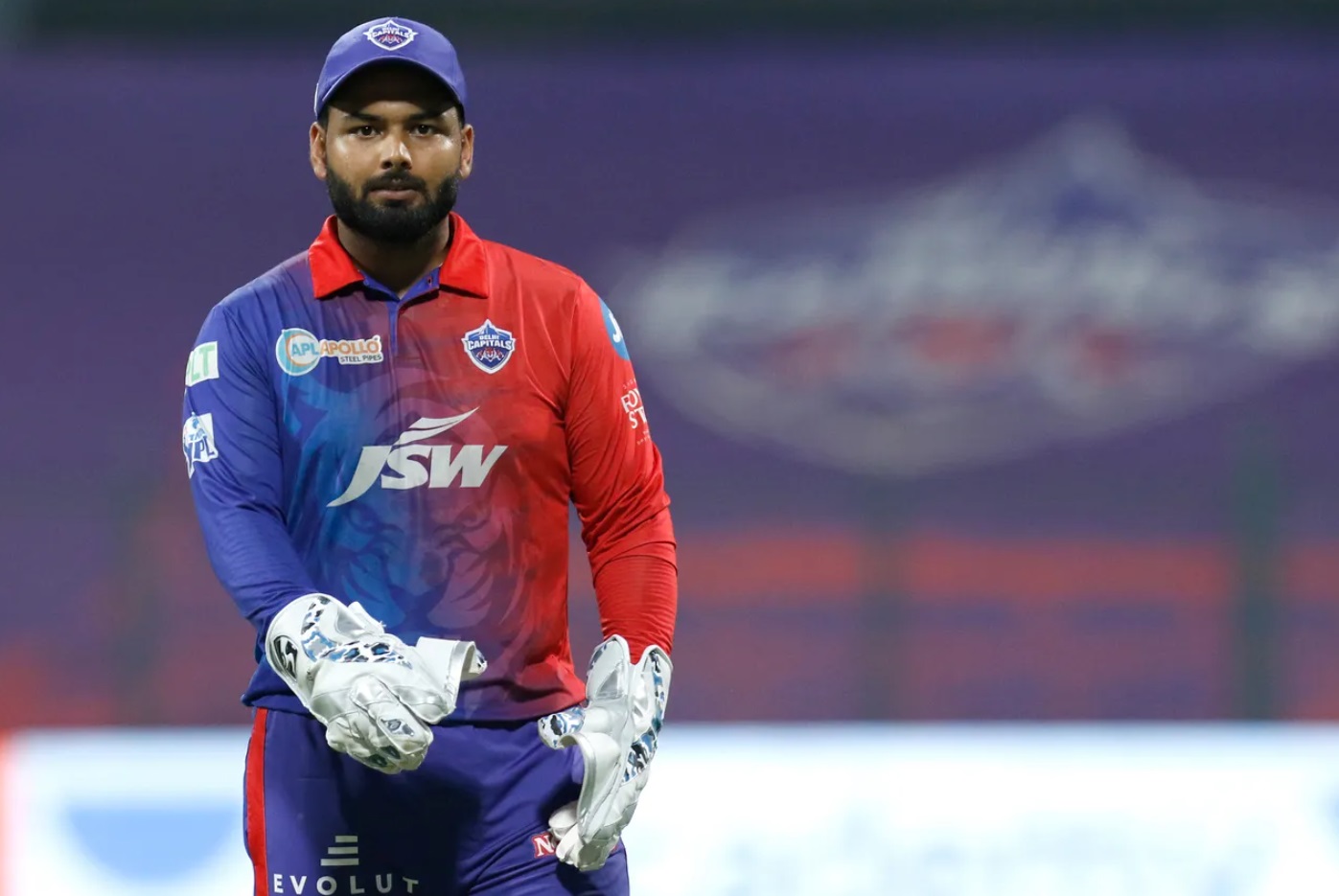Rishabh Pant was in anger after a controversial call made by on-field umpire Nitin Menon against RR.