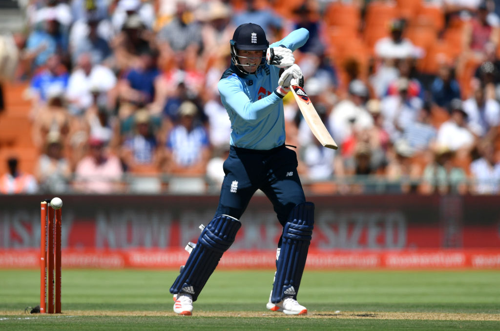 Banton playing a cover drive