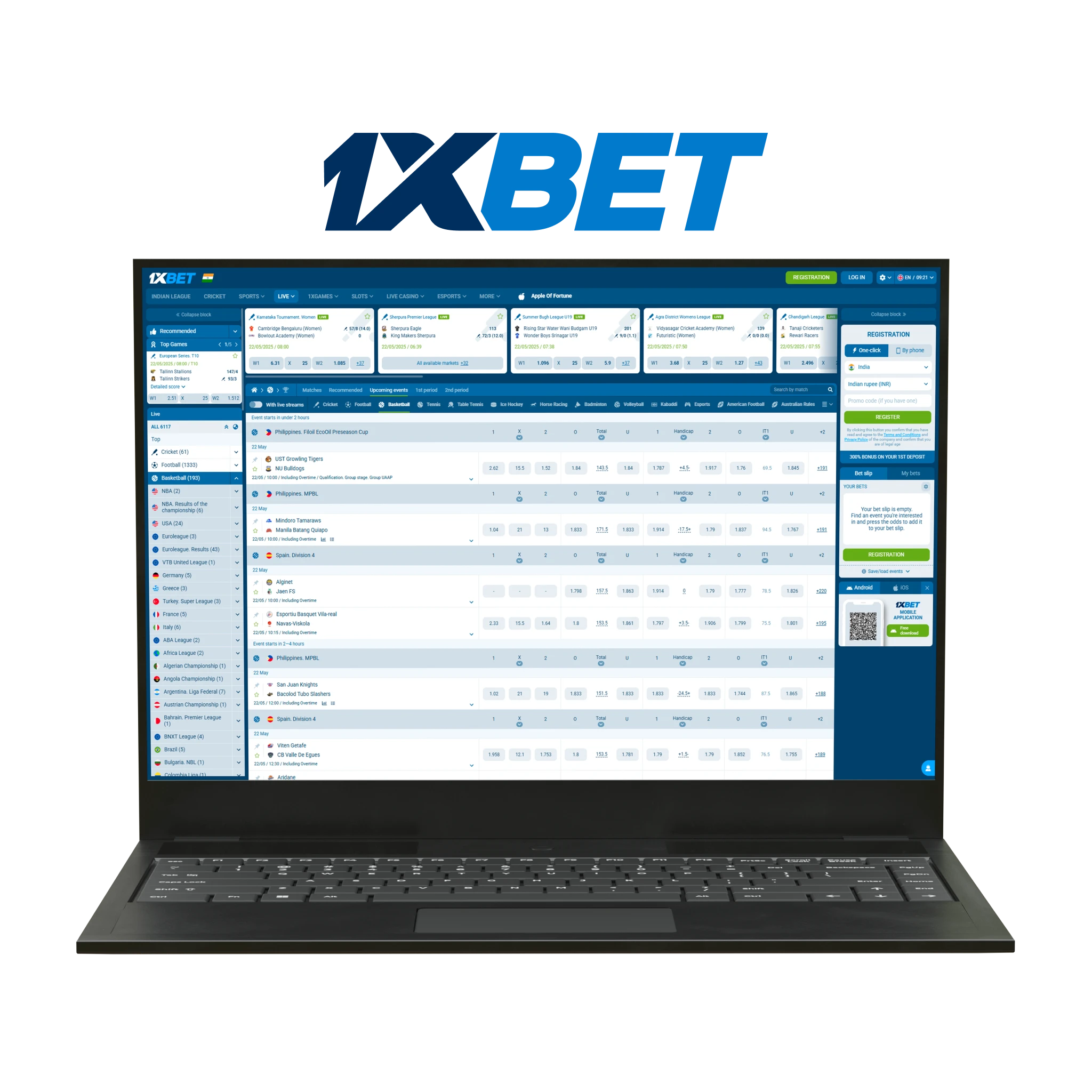 1xbet-Basketball Betting Sites.