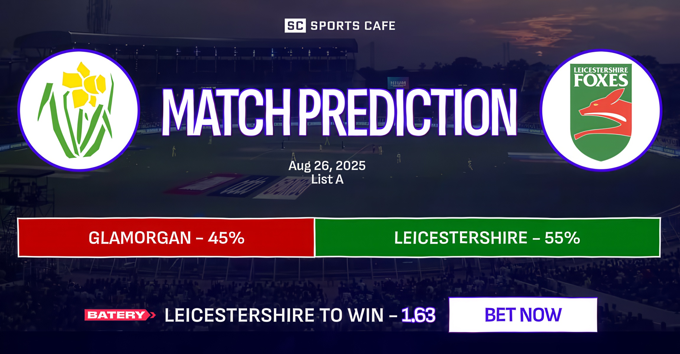 Glamorgan vs Leicestershire
