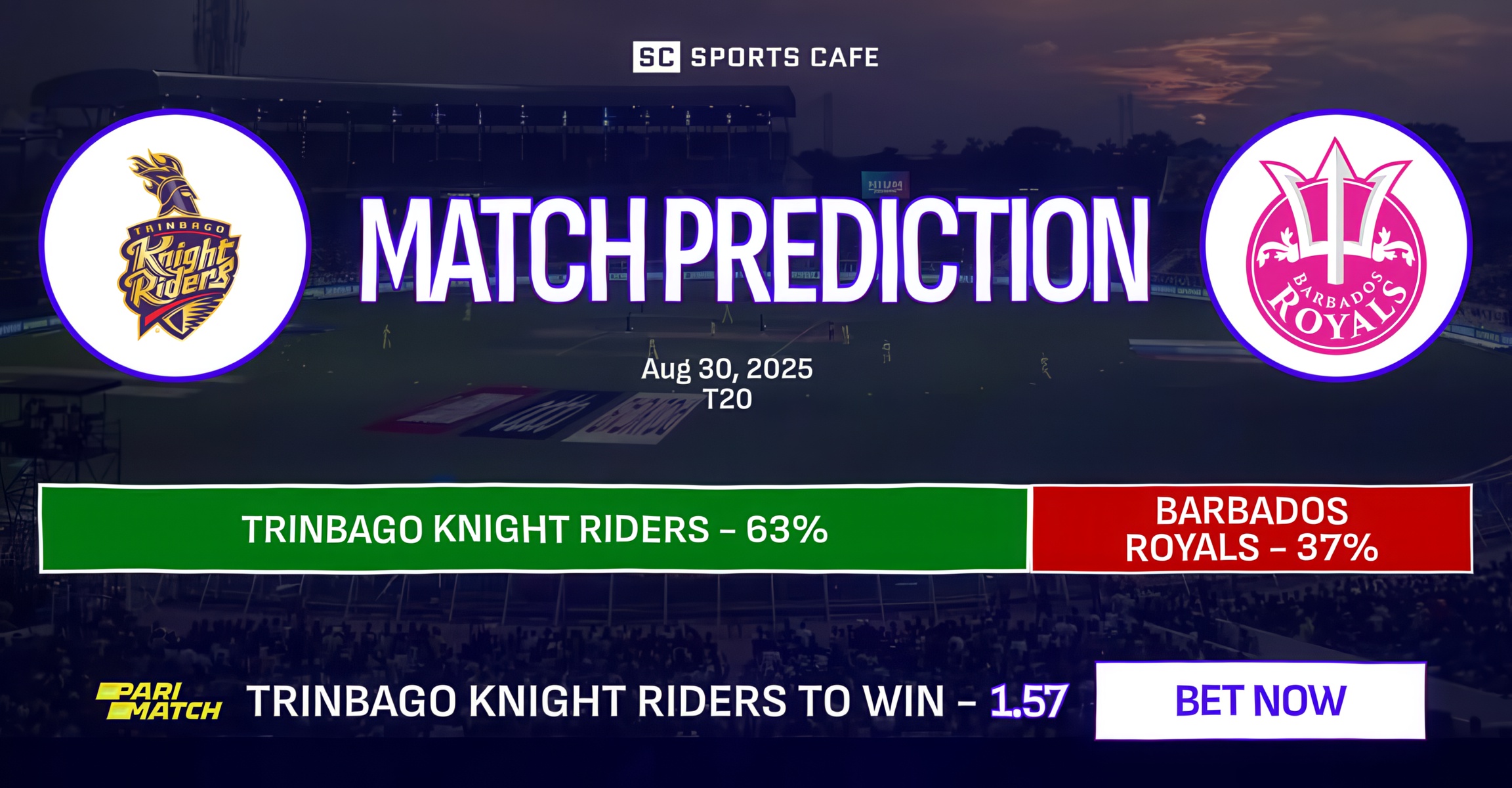 Trinbago Knight Riders vs Barbados Royals