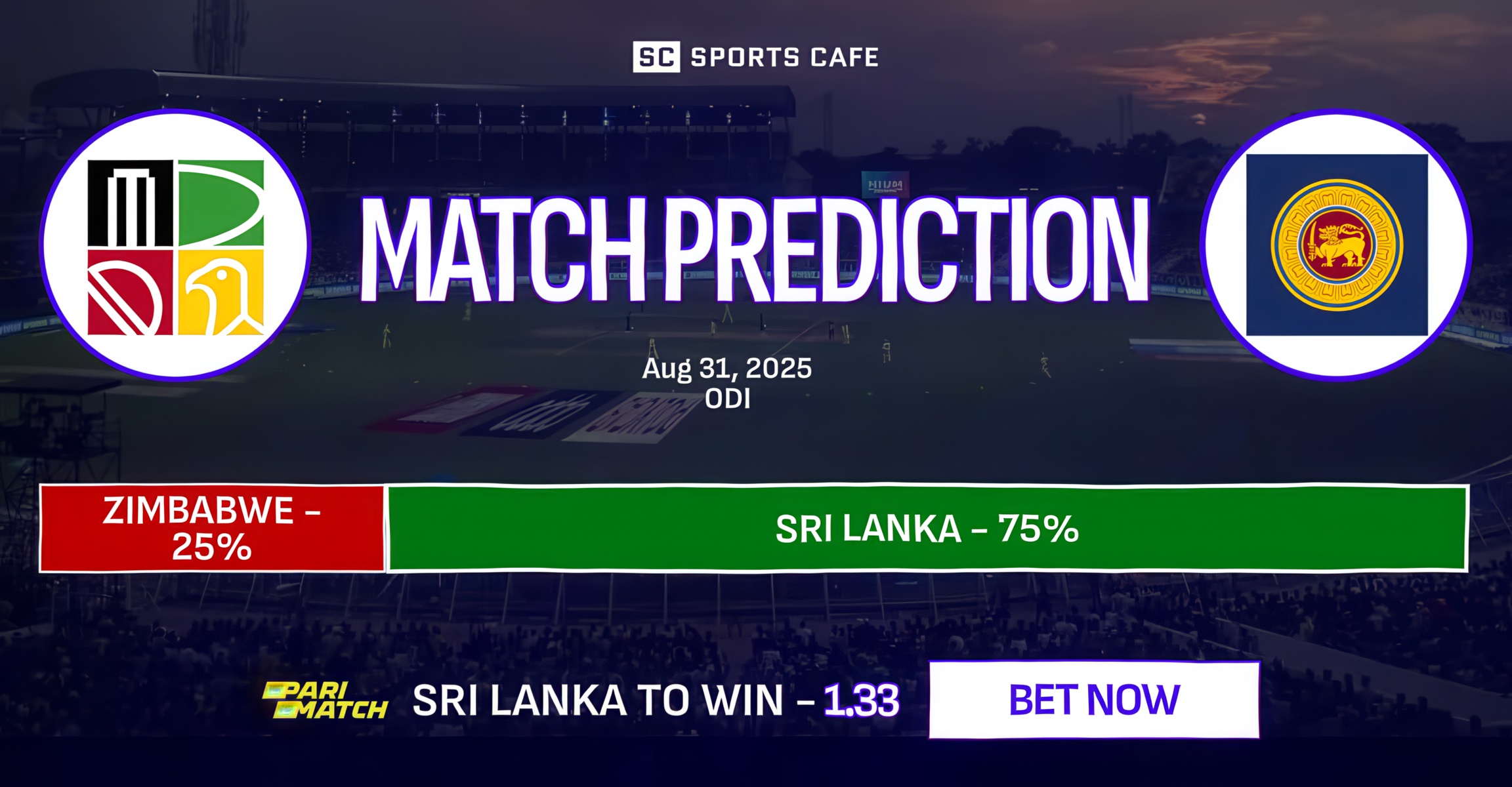 Zimbabwe vs Sri Lanka