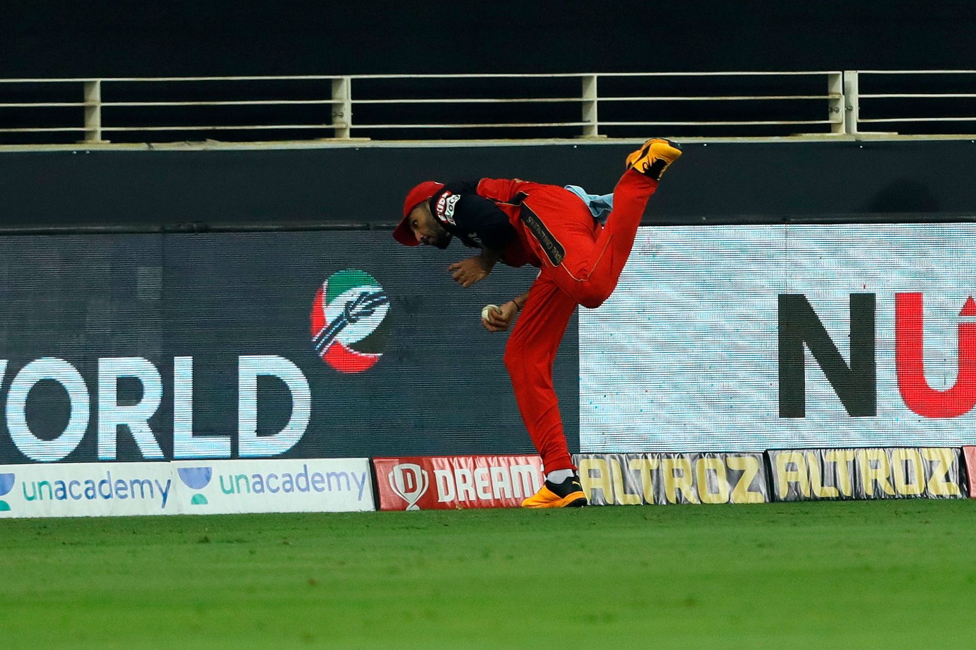 Devdutt Padikkal brilliant catch