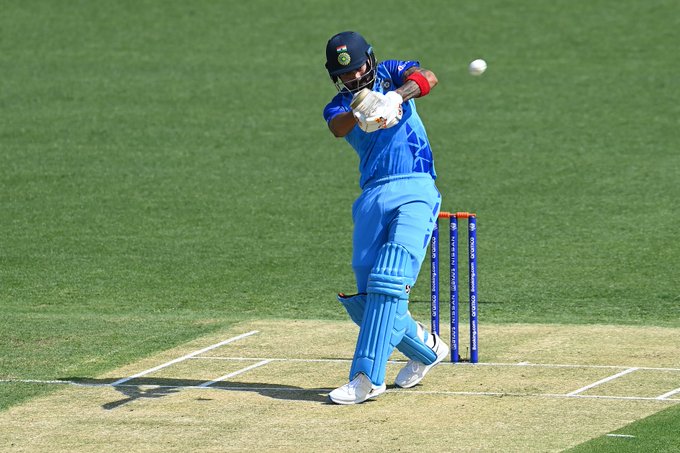 KL Rahul scored 57 runs in the warm-up match against Australia