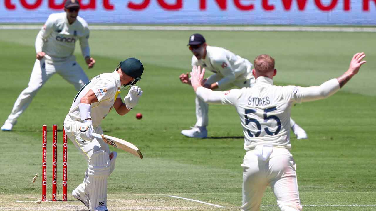 David Warner was bowled off a Ben Stokes no-ball on Day 2 of the Brisbane Test