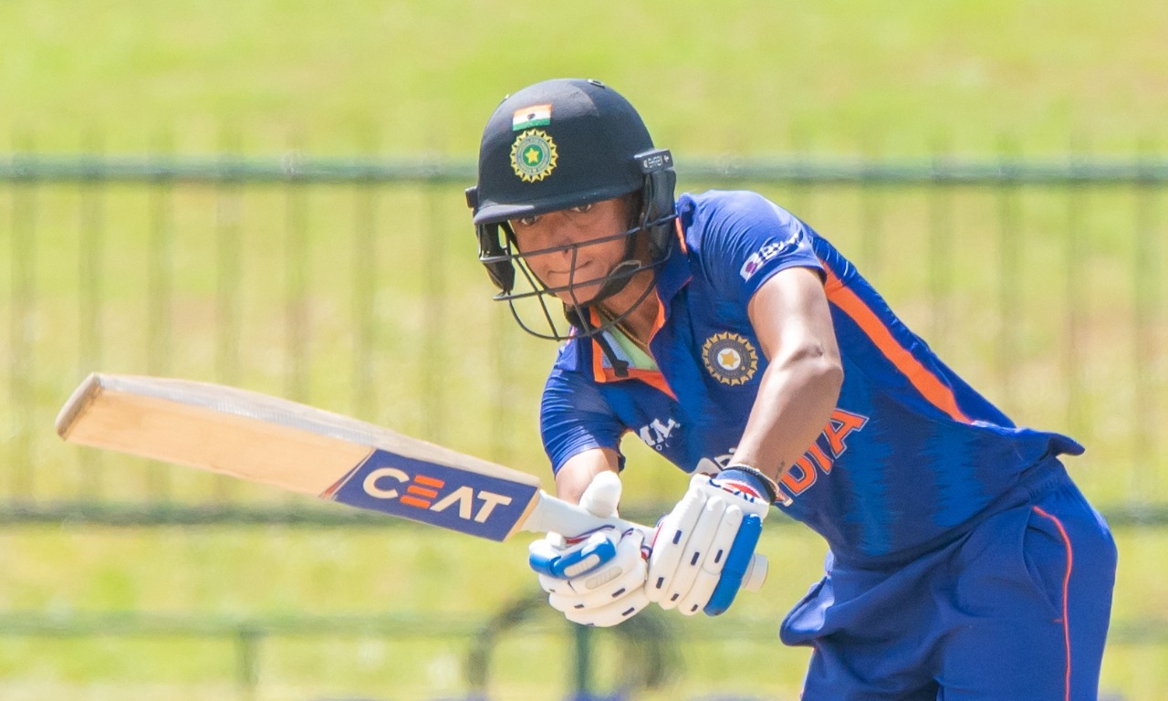 Harmanpreet Kaur scored a half-century in the first ODI
