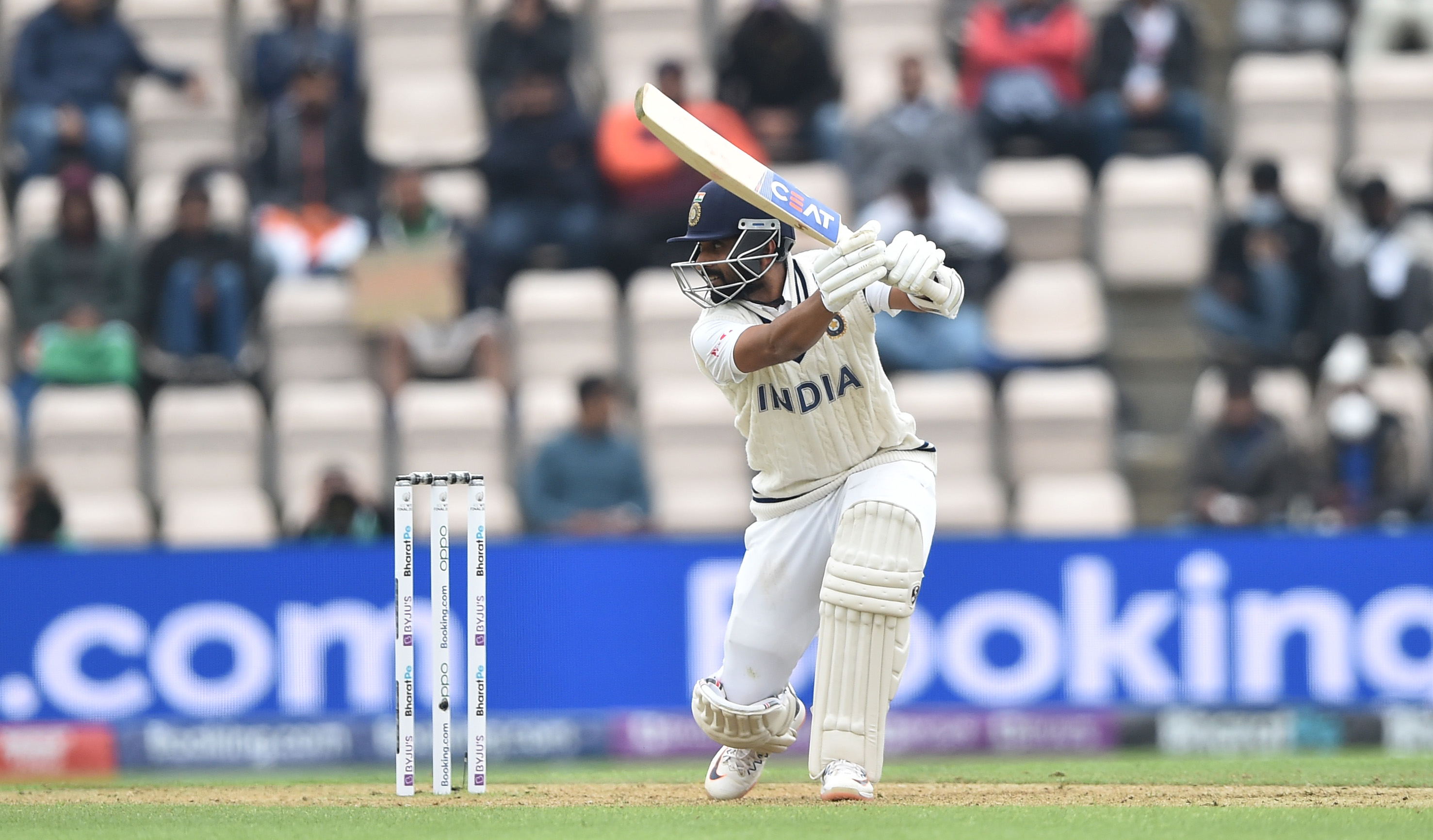 Rahane throws away his wicket again