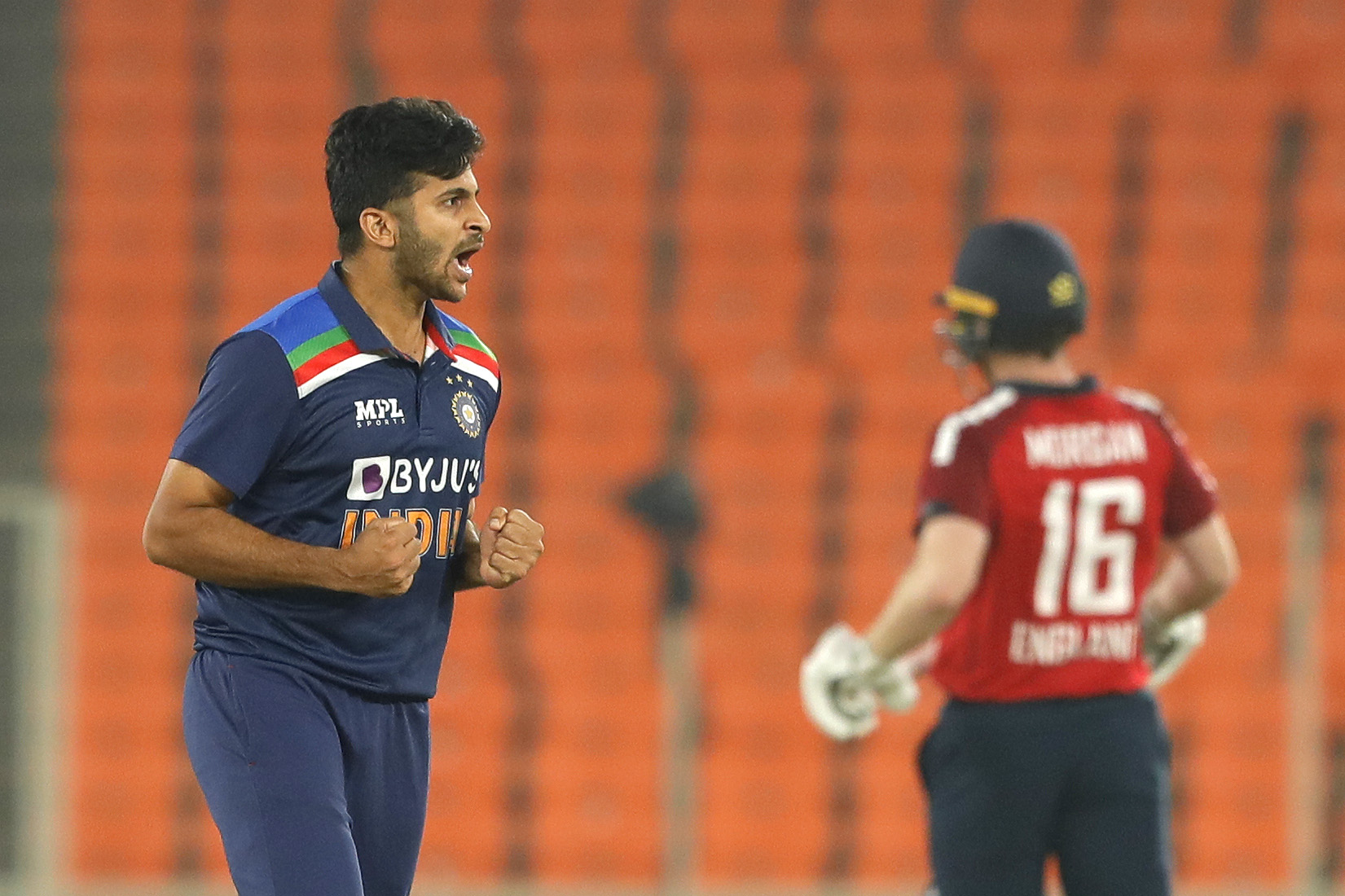 Shardul took three wickets in the game