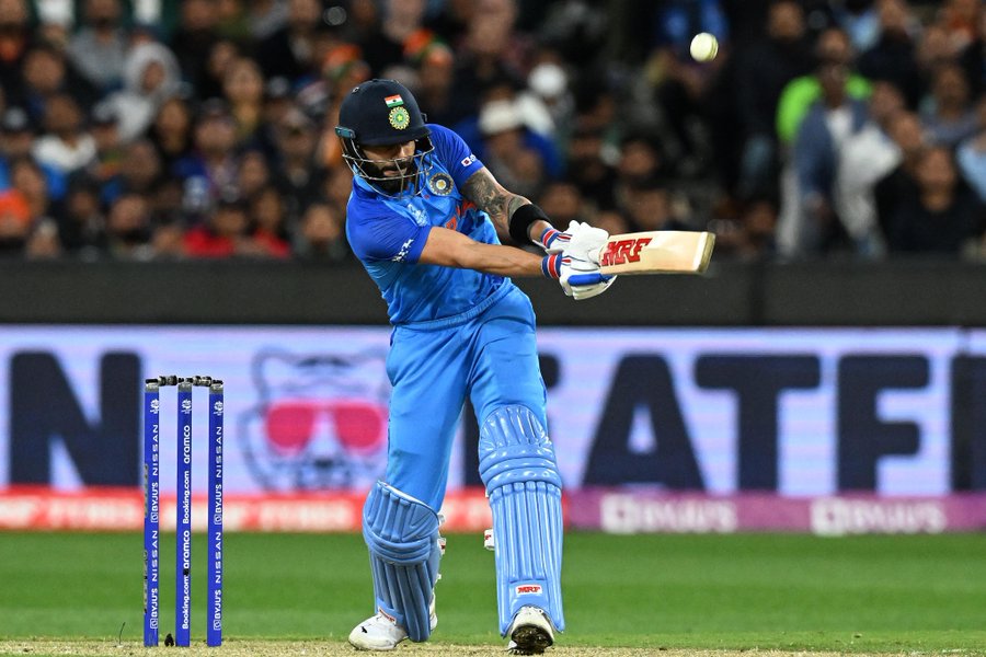 Virat Kohli scored a half-century against Pakistan in India's tournament opener