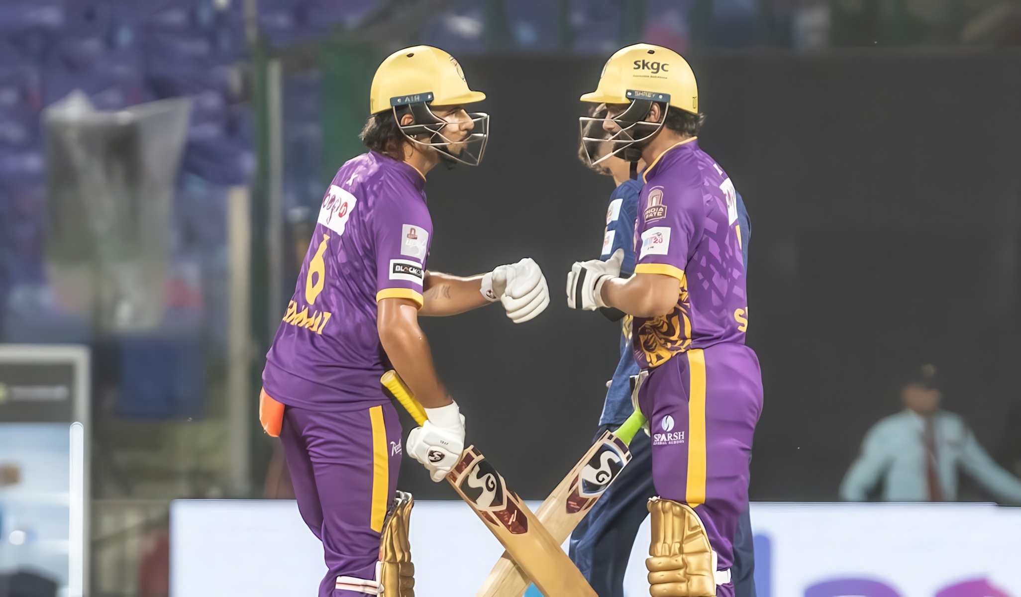 NDT skipper Himmat Singh with his teammate Shivam Gupta 