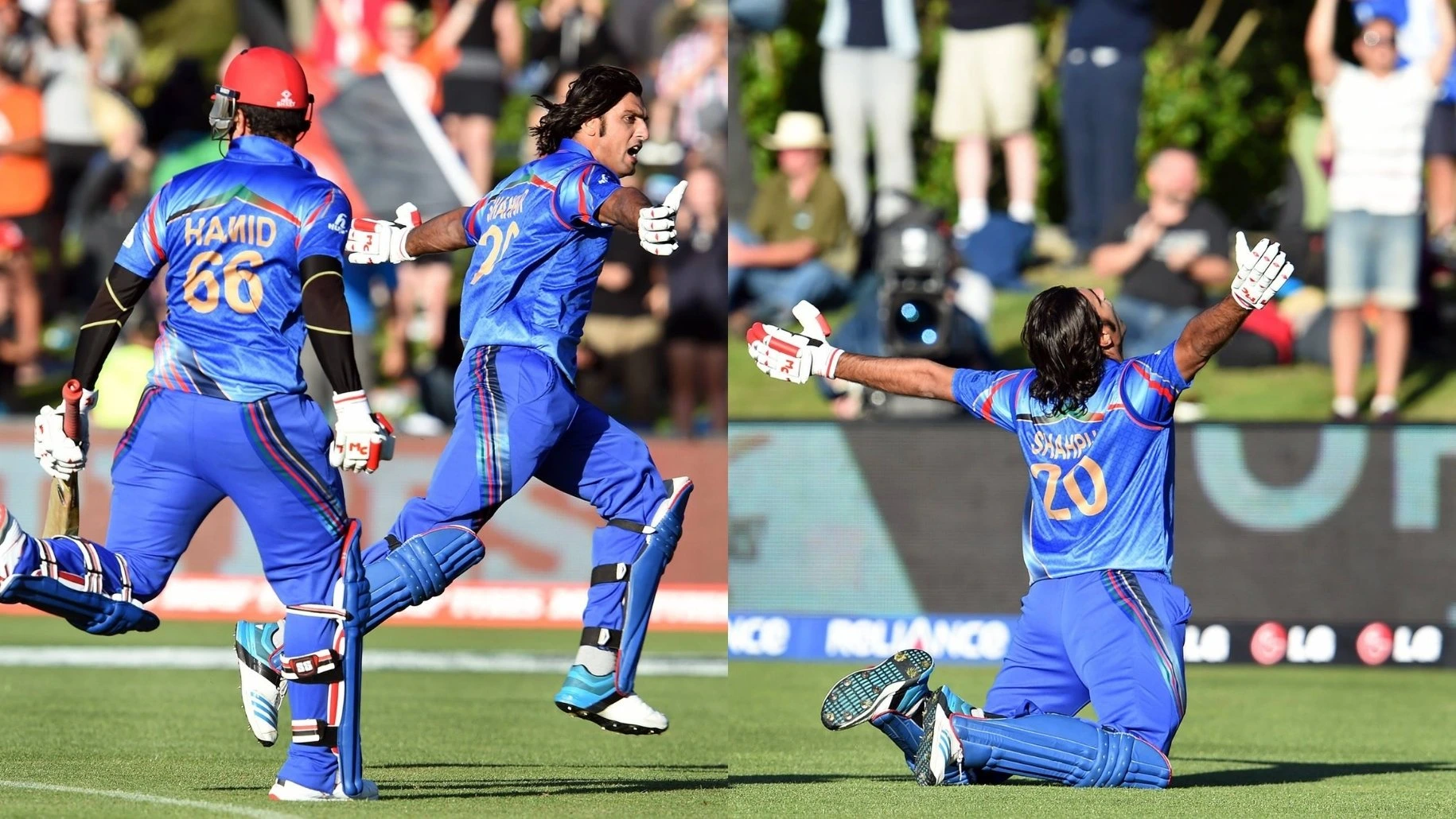 Afghanistan won their first-ever World Cup match on 26 February 2015.