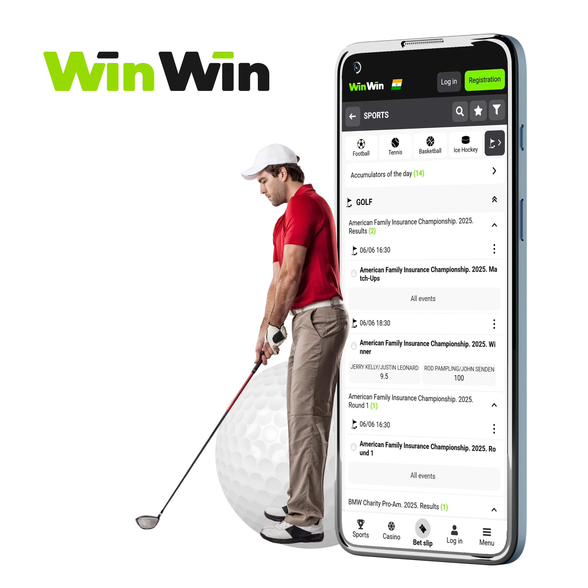 Golf Betting Mobile App in India — WinWin.