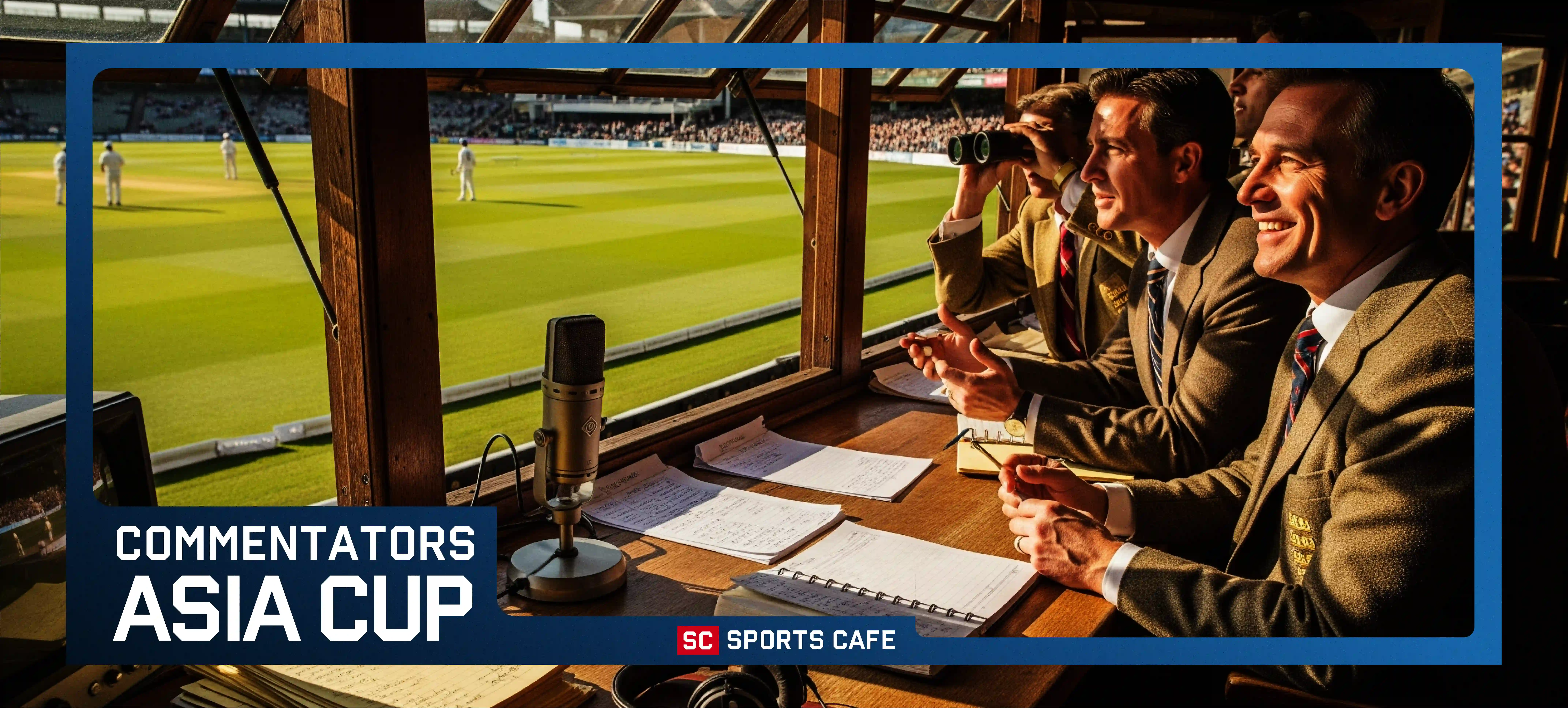 Asia Cup Commentators (English).