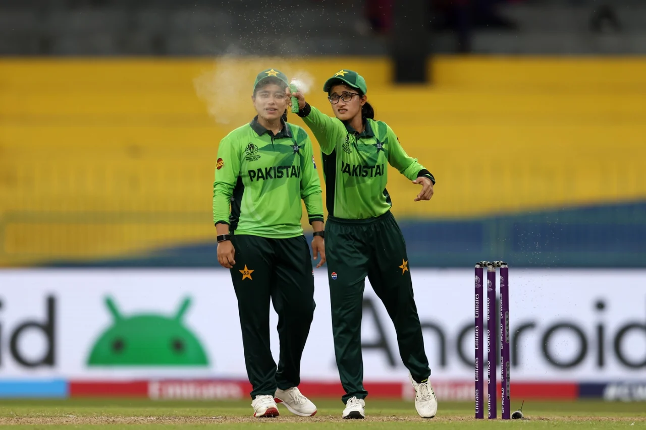 Fatima Sana and Muneeba Ali were left outraged when Pakistan lost their first wicket in controversial circumstances against India in the Women's World Cup in Colombo