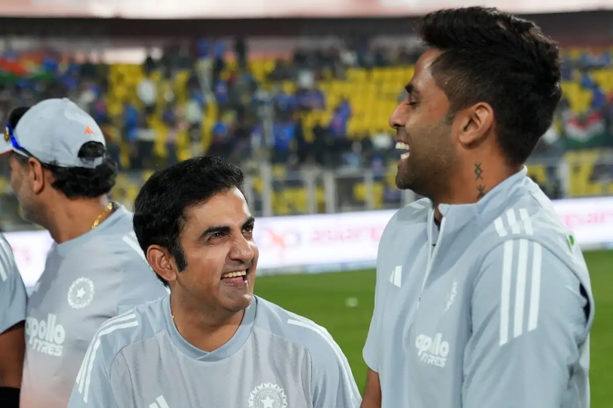 Indian captain Suryakumar Yadav with head coach Gautam Gambhir