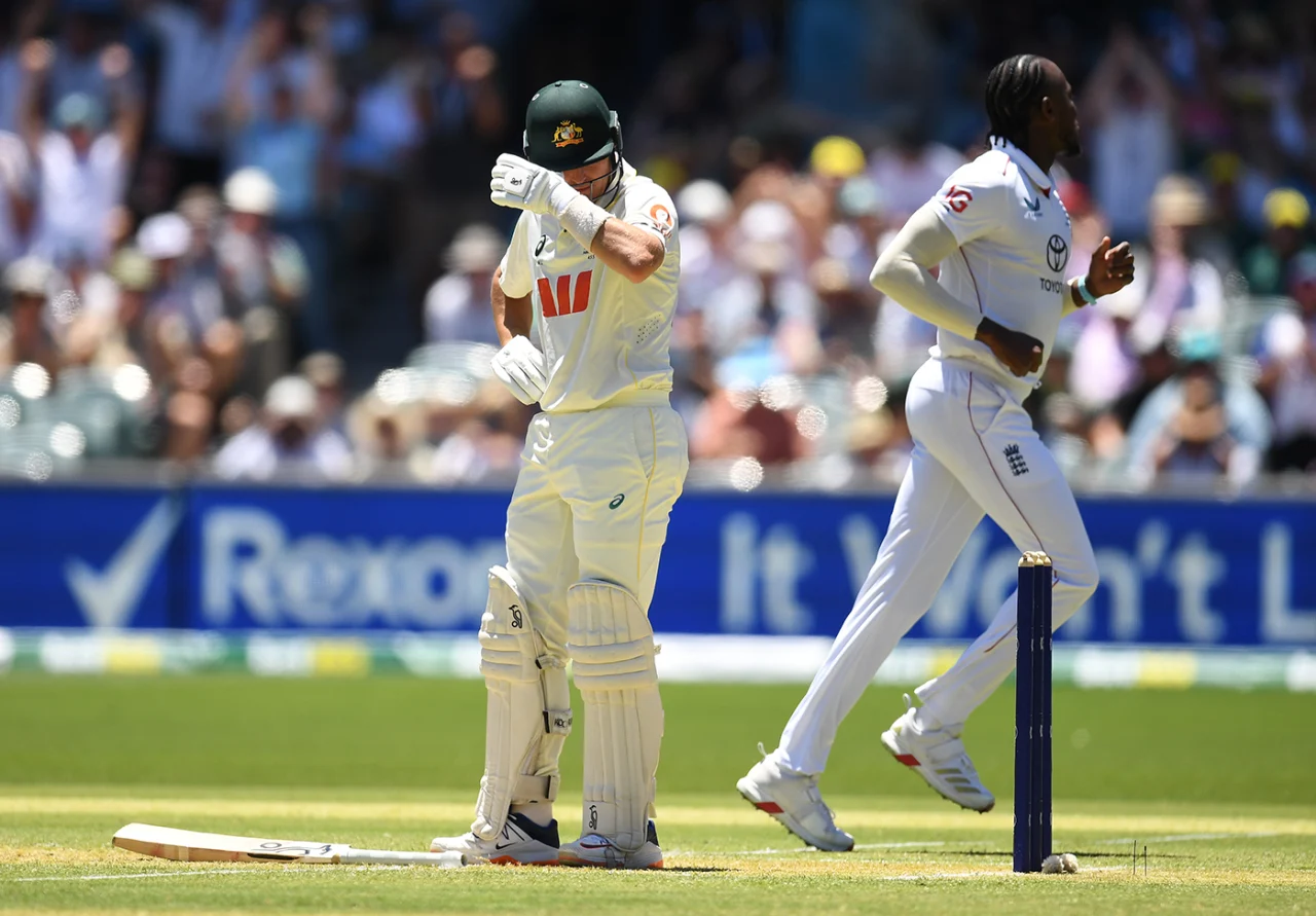 Jofra Archer scalped three out of Australia's top four in Adelaide on Tuesday to leave England in charge early in the third Ashes Test