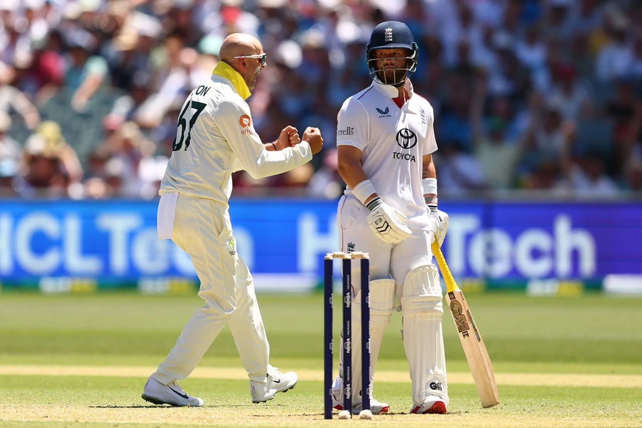 Nathan Lyon overtook Glenn McGrath in the Test wicket-taking charts with a jaffa to make Ben Duckett his 564th dismissal. in Adelaide on Thursday