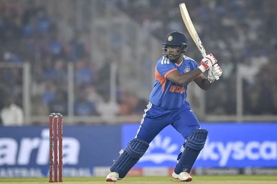 Sanju Samson got off to a stonking start for India in the fifth T20I against South Africa at Narendra Modi Stadium in Ahmedabad