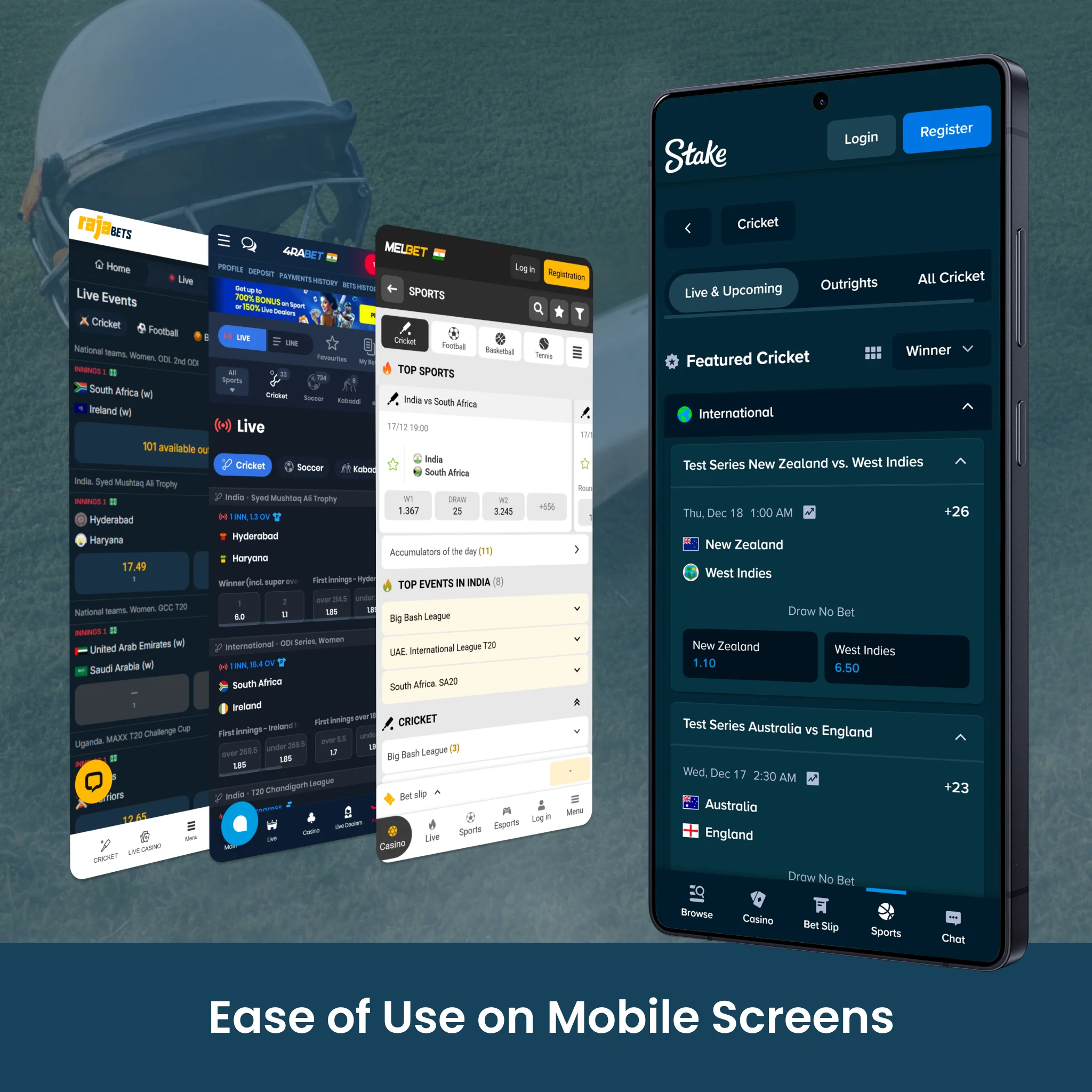 A clean layout helps users react quickly during live matches
