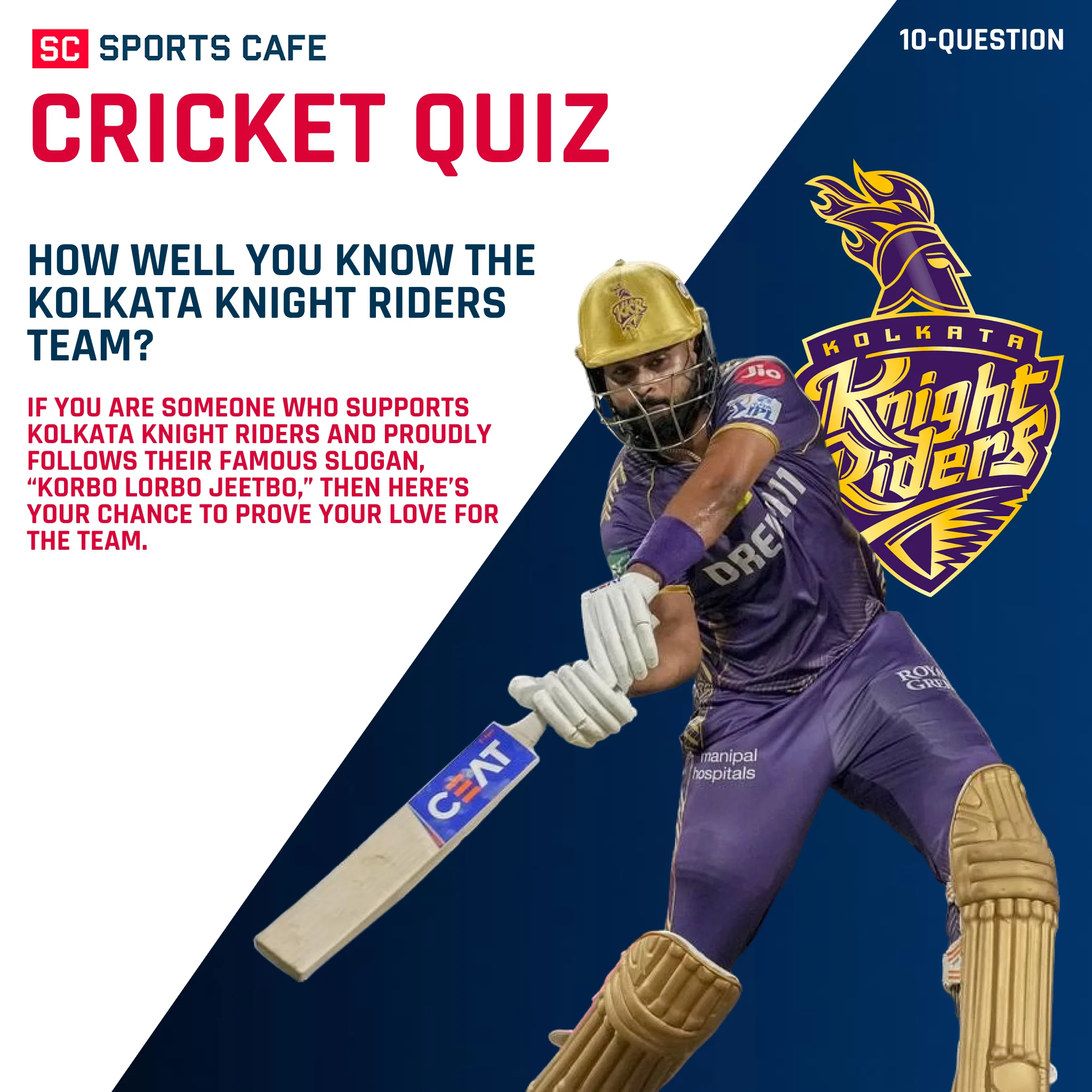 How Well You Know the Kolkata Knight Riders Team