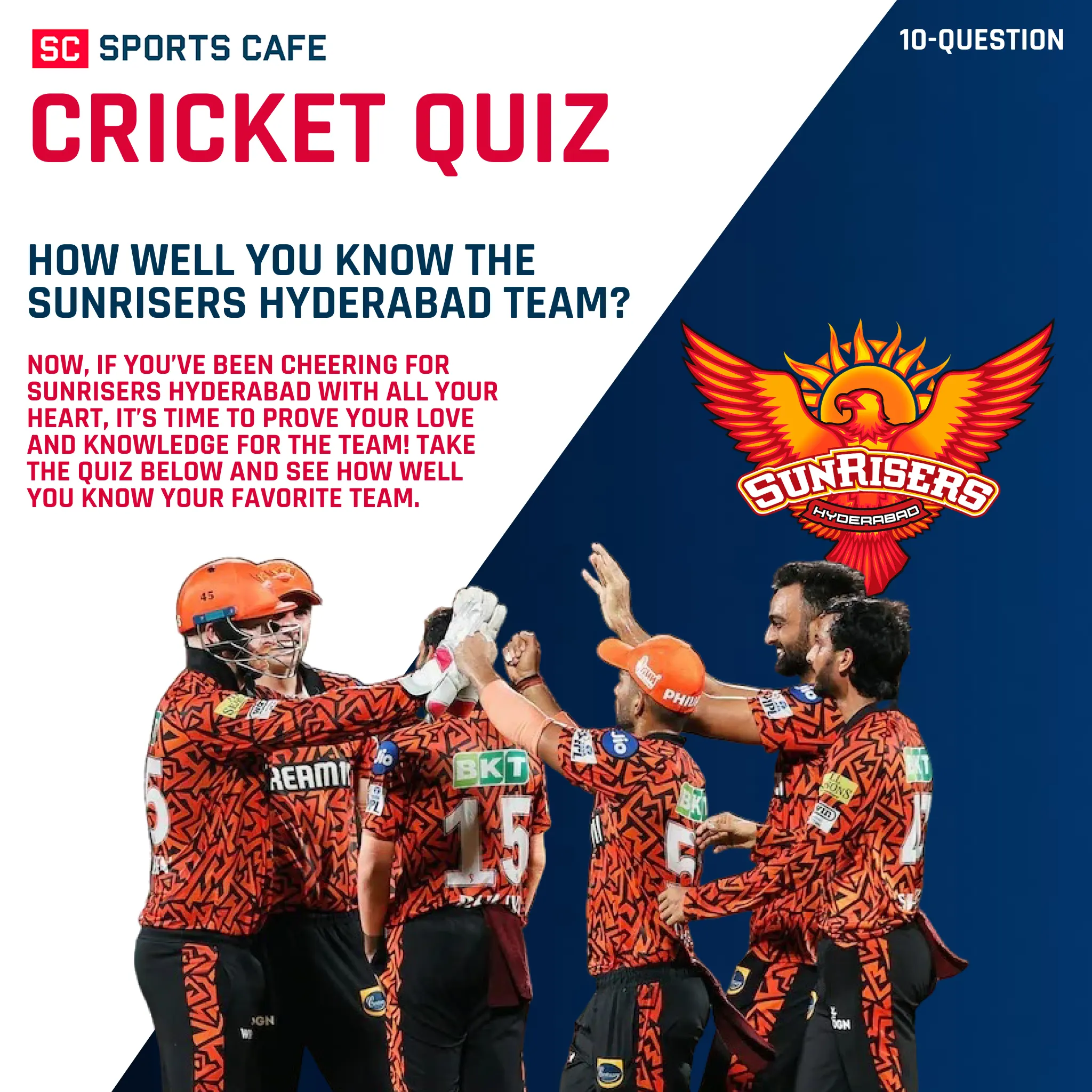 How Well You Know the Sunrisers Hyderabad Team