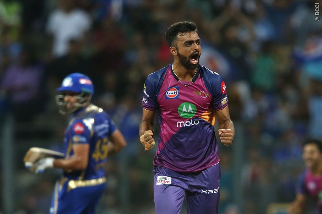 Jaydev Unadkat credits MS Dhoni and Steve Smith for IPL performances