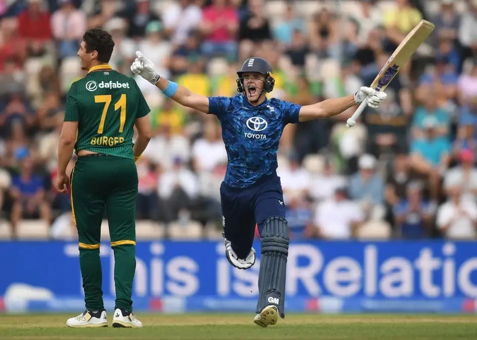 Jacob Bethell brought up his maiden ODI century in the series against South Africa.
