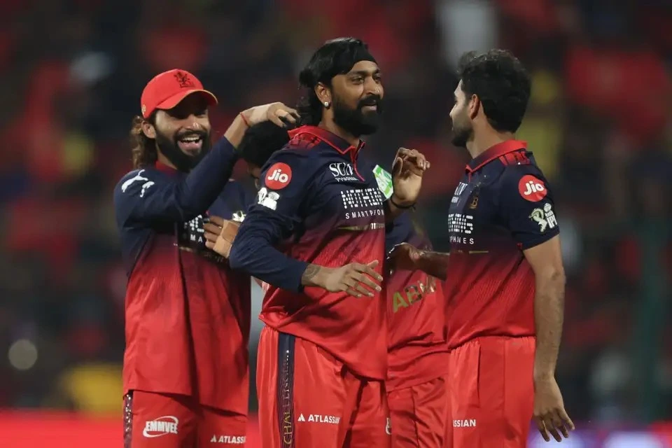 Royal Challengers Bengaluru went against Chennai Super Kings at the M Chinnaswamy Stadium.