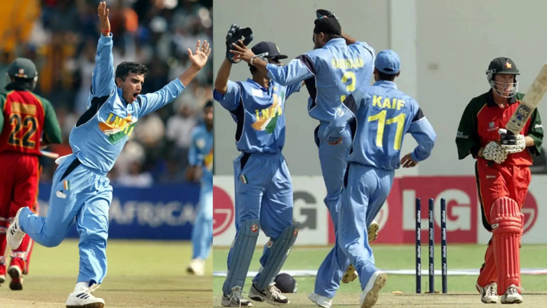 India defeats Zimbabwe by 83 runs on 19 February 2003.