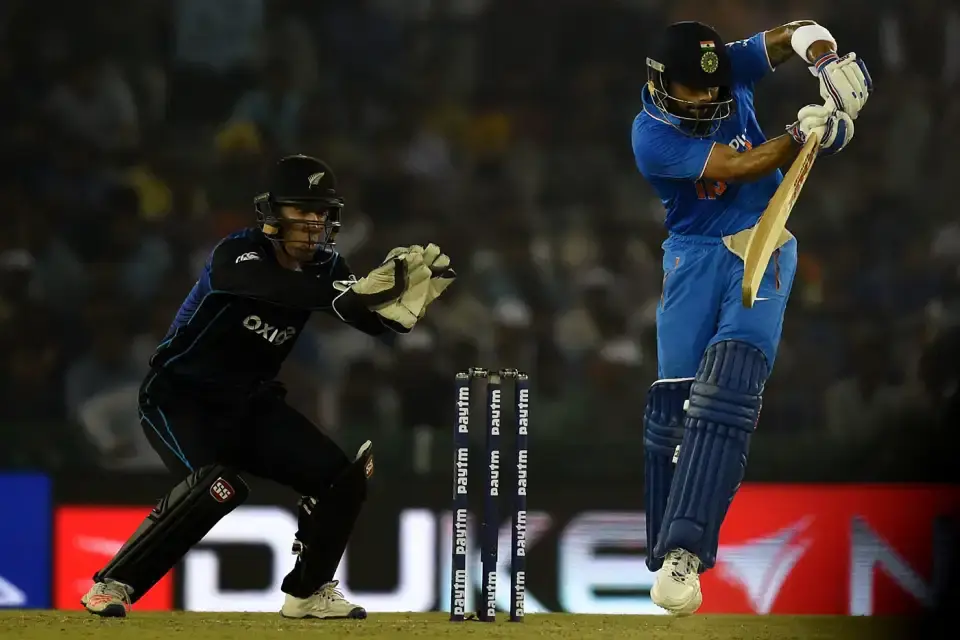 India defeated New Zealand by 7 wickets.