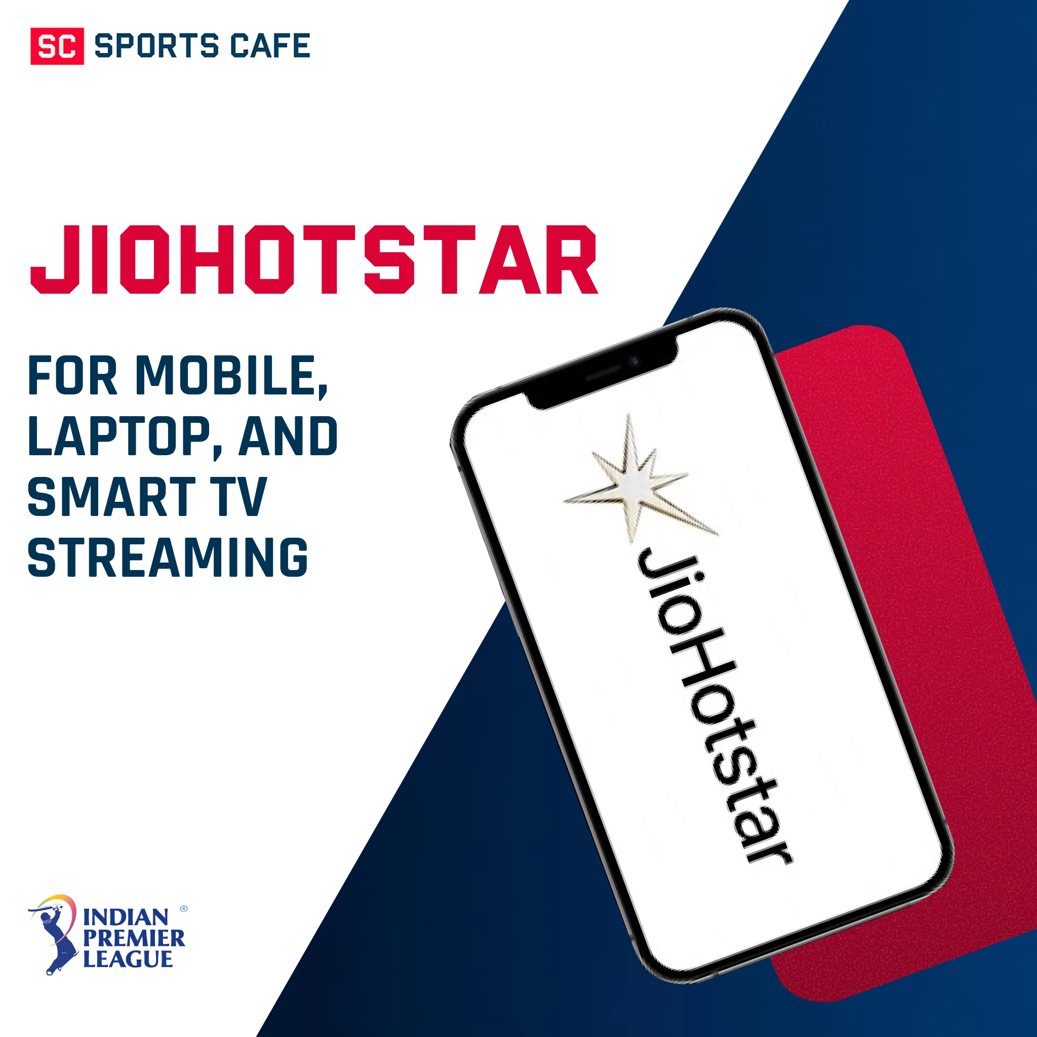 JioHotstar for Mobile, Laptop, and Smart TV Streaming.