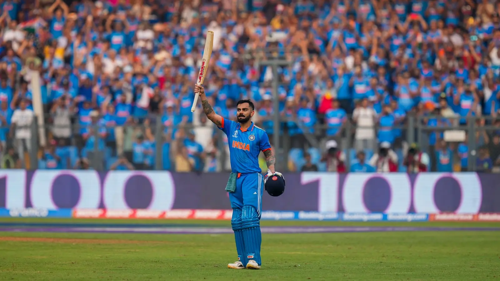 Virat Kohli overtook Sachin Tendulkar, who has scored 49 centuries in the same.