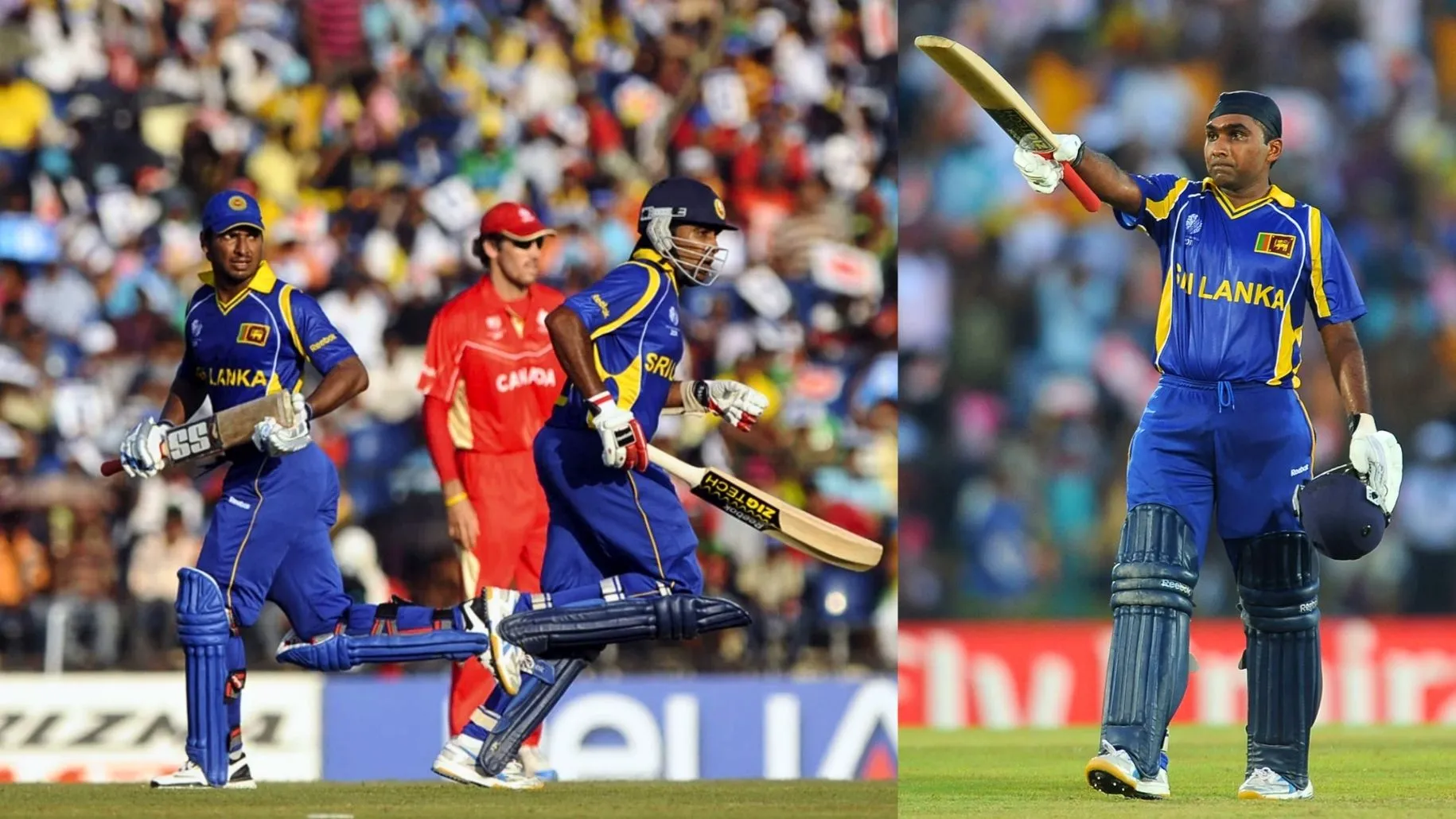 Mahela Jayawardene scores the fastest World Cup century by a Sri Lankan on 20 February 2011.