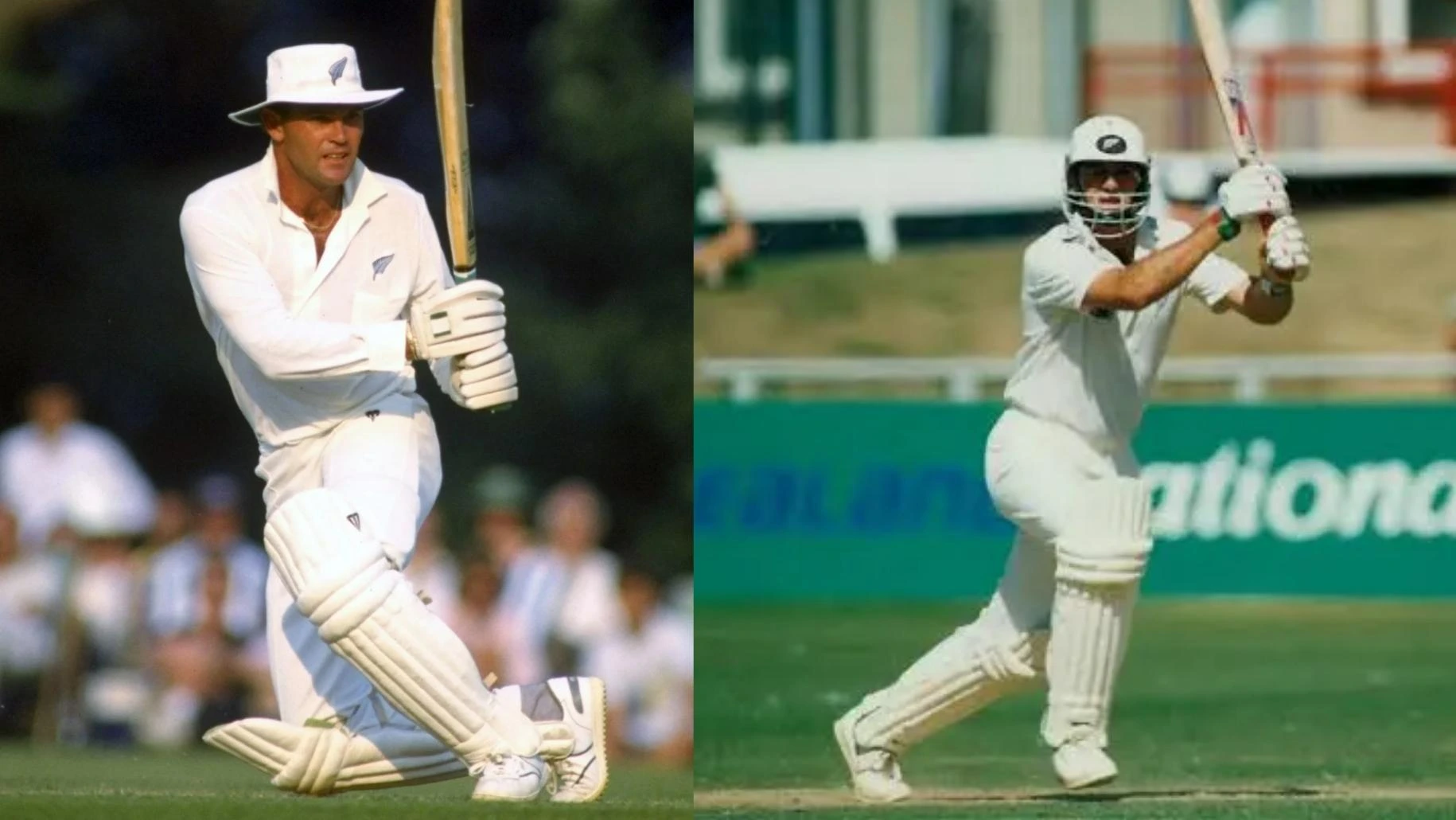 Martin Crowe dismissed for 299 as record partnership ends on 4 February 1991.