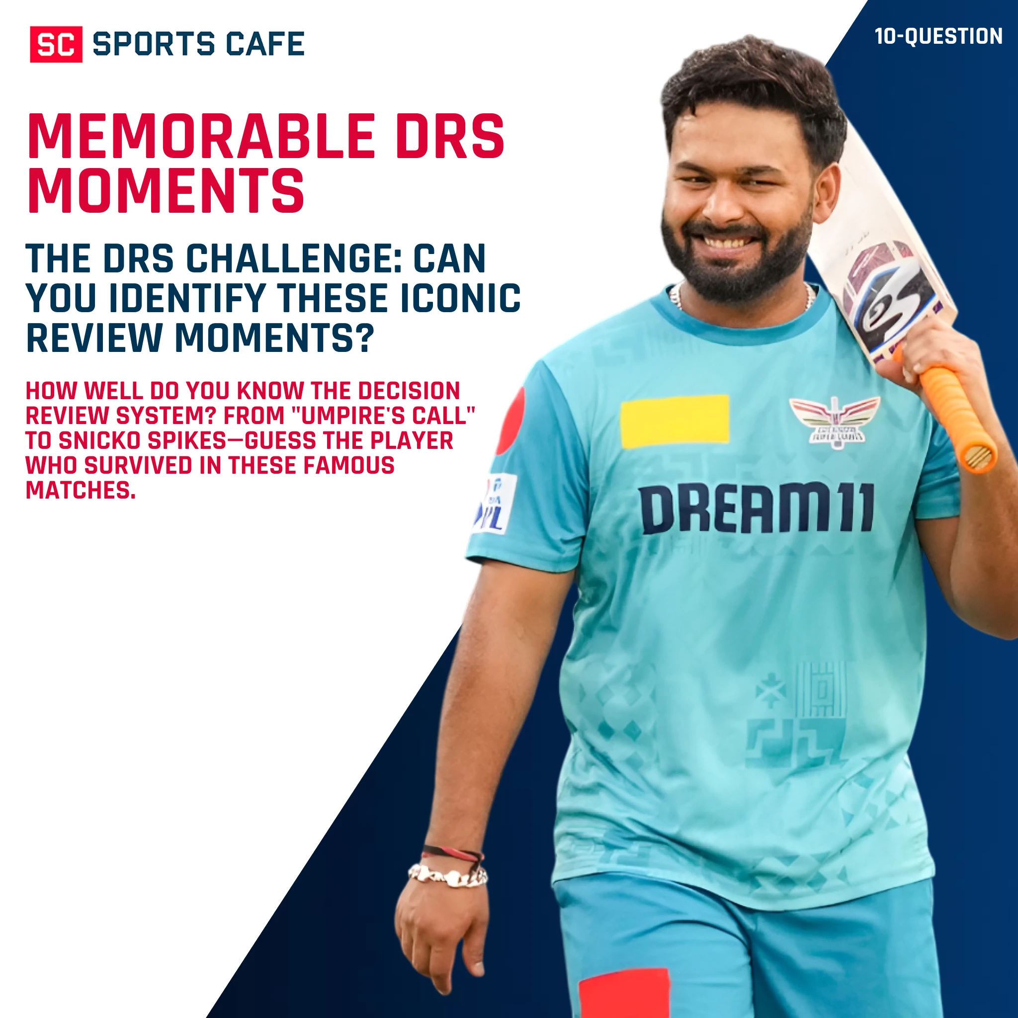 Memorable DRS Moments – Guess the match/player from a controversial review