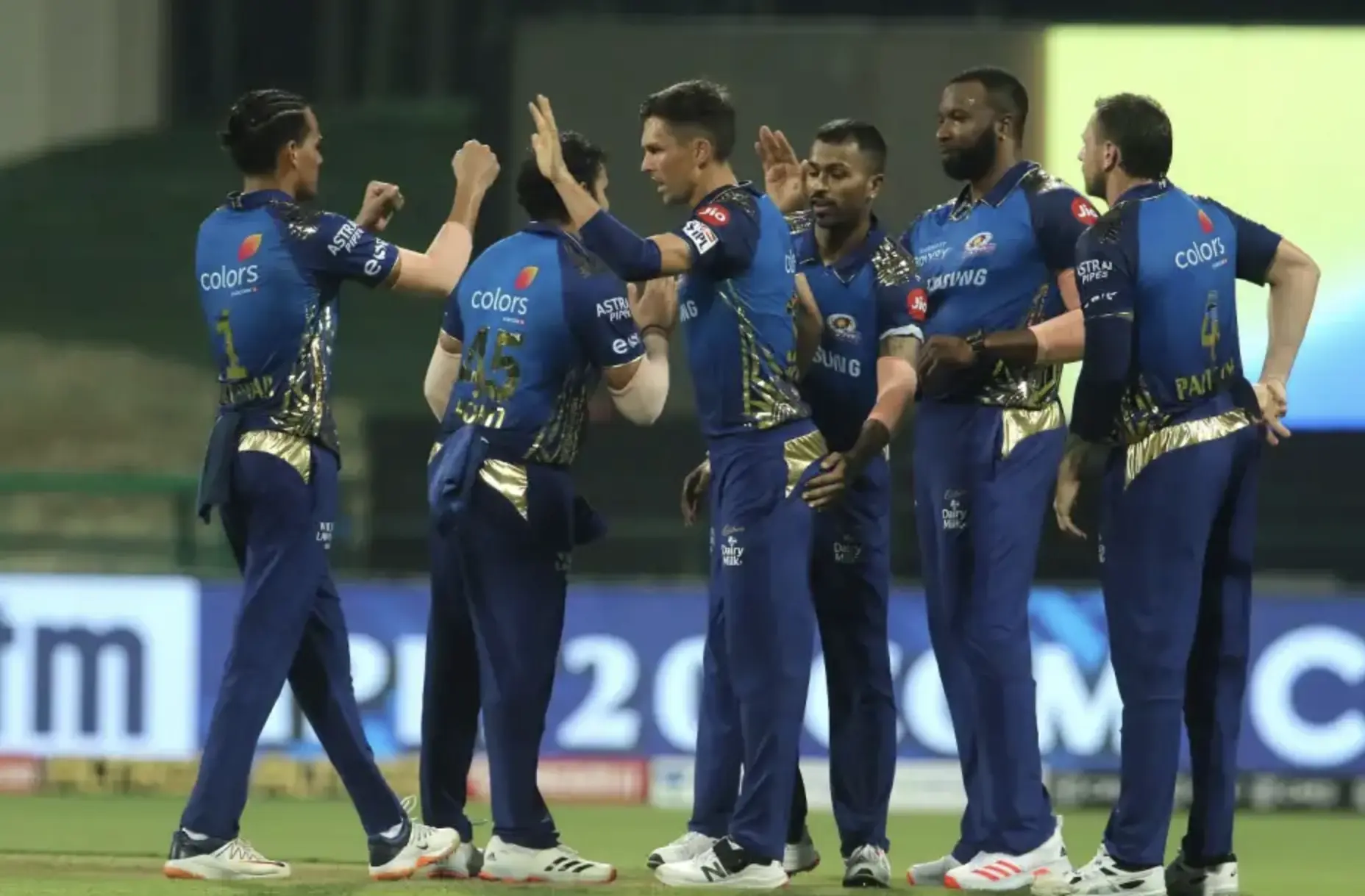 Mumbai Indians defeated Kolkata Knight Riders by 49 runs.