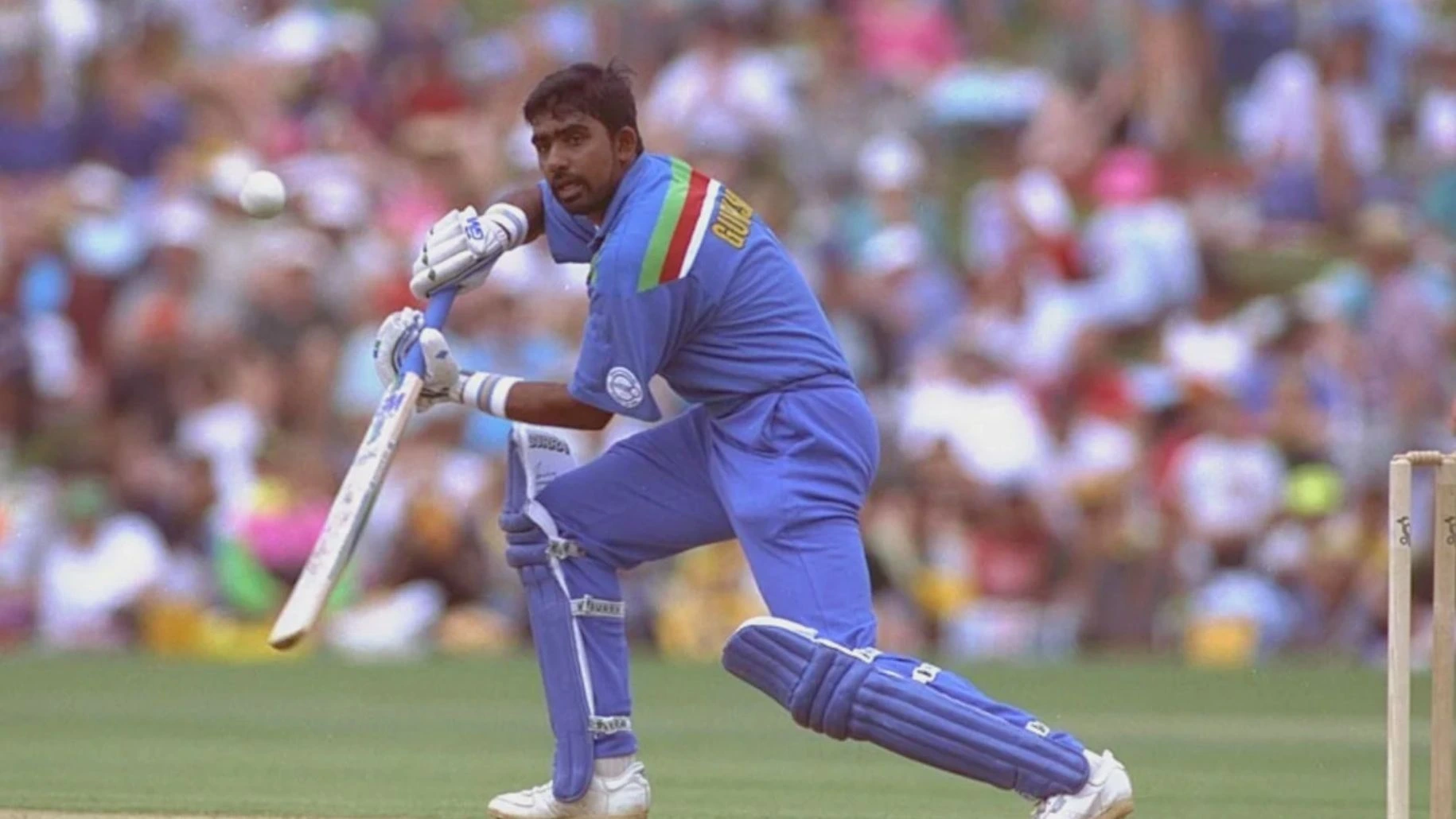 New Zealand stifles Sri Lanka in home World Cup on 25 February 1992.
