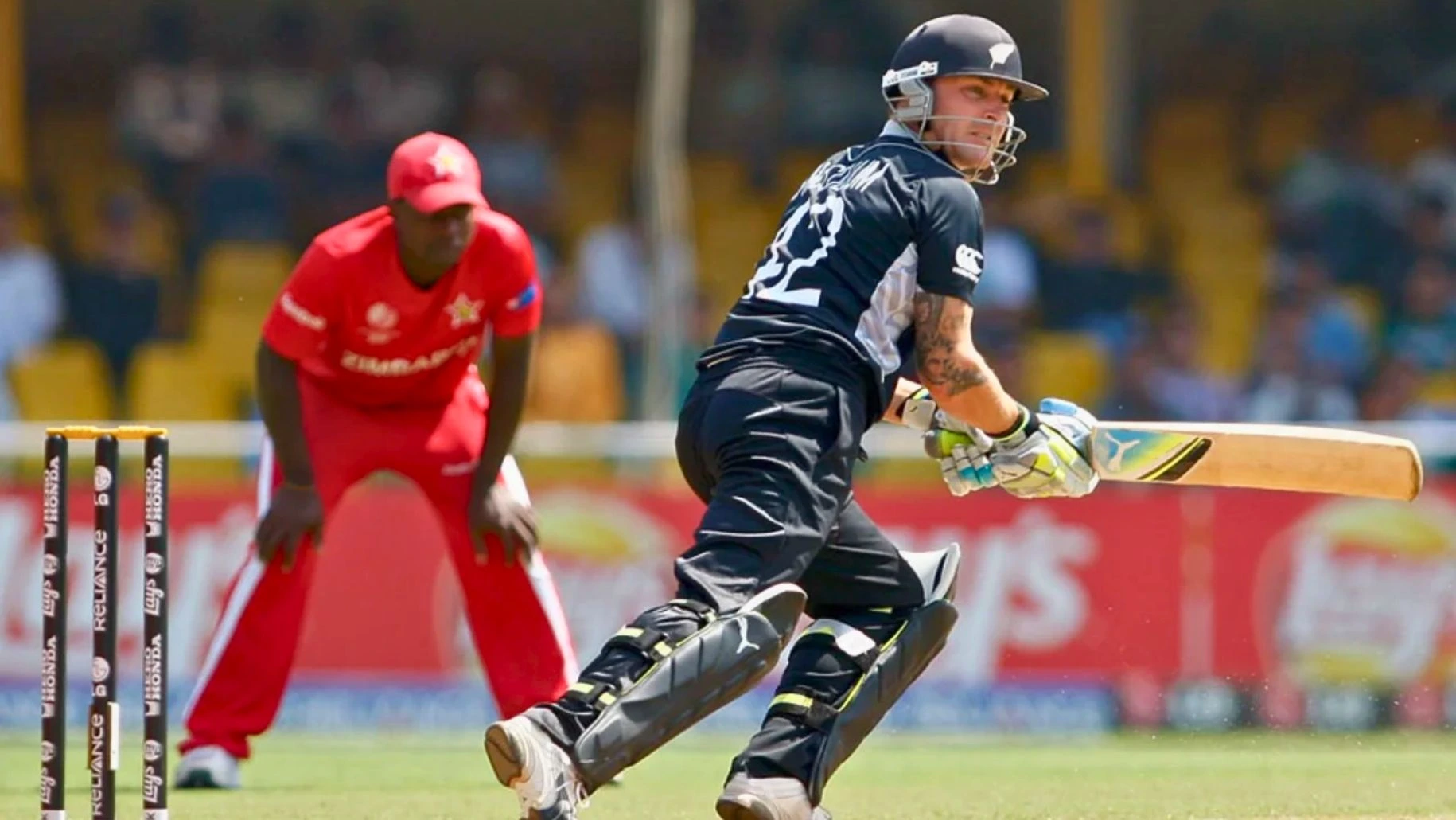 New Zealands 10-wicket victory over Zimbabwe on 4 March 2011.