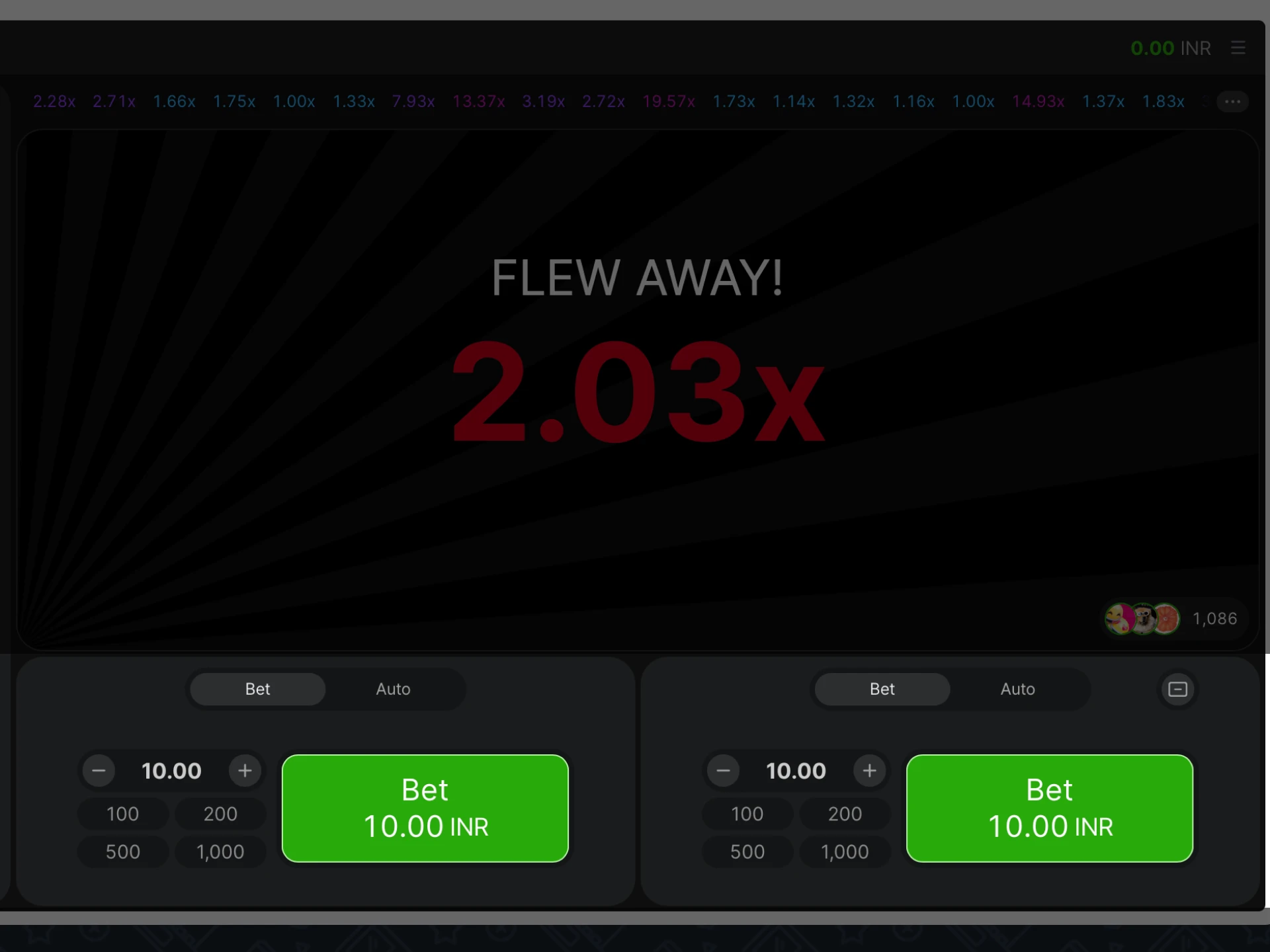 Place your Aviator wager before the plane takes off.