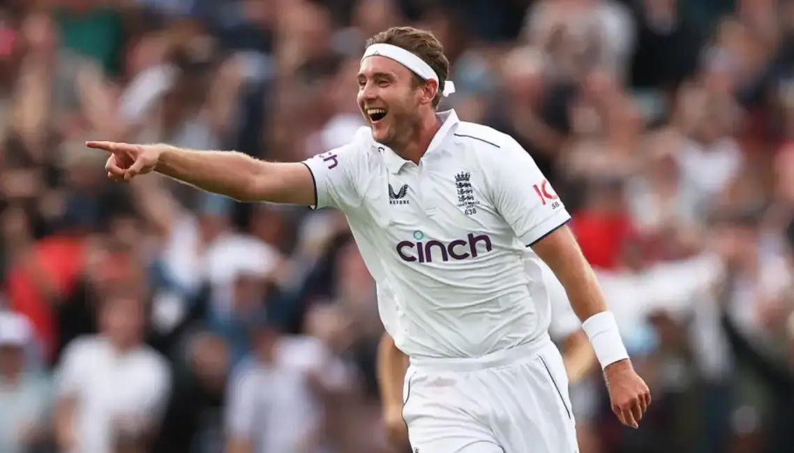Stuart Broad picked a wicket on the last ball of his career.