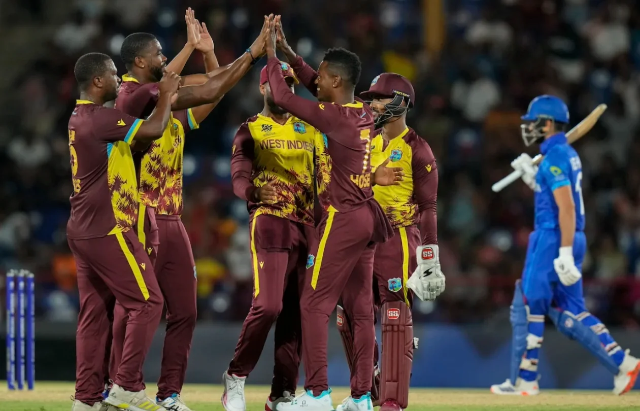 West Indies won by 104 runs.